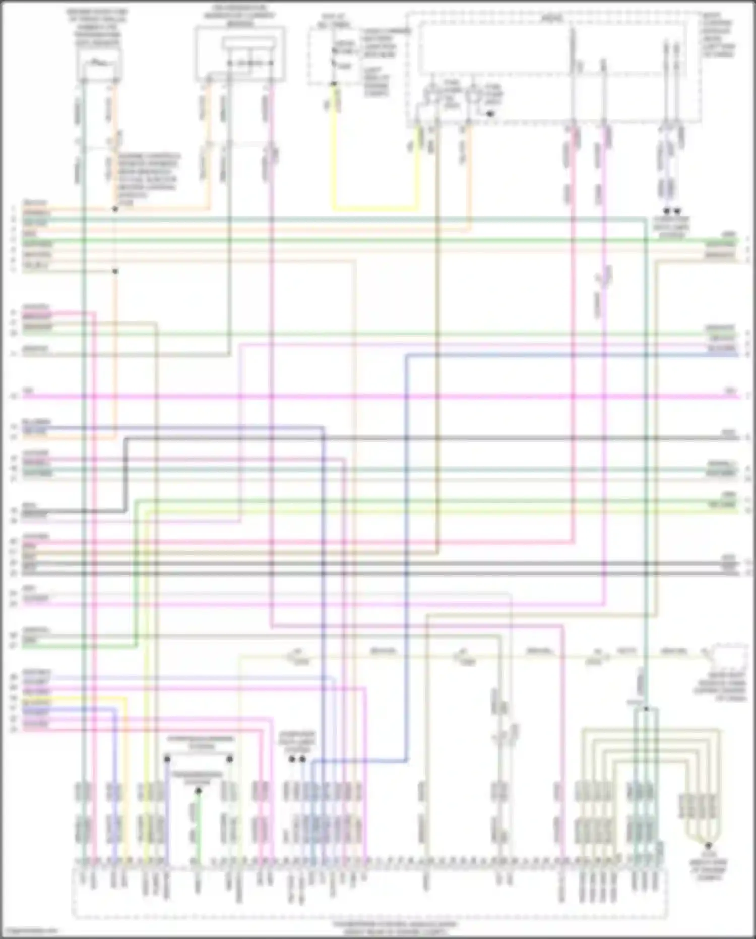 Mondeo Ford V facelift (2019-2023): Wiring diagram engine performance 2.0l turbo (3 of 6)