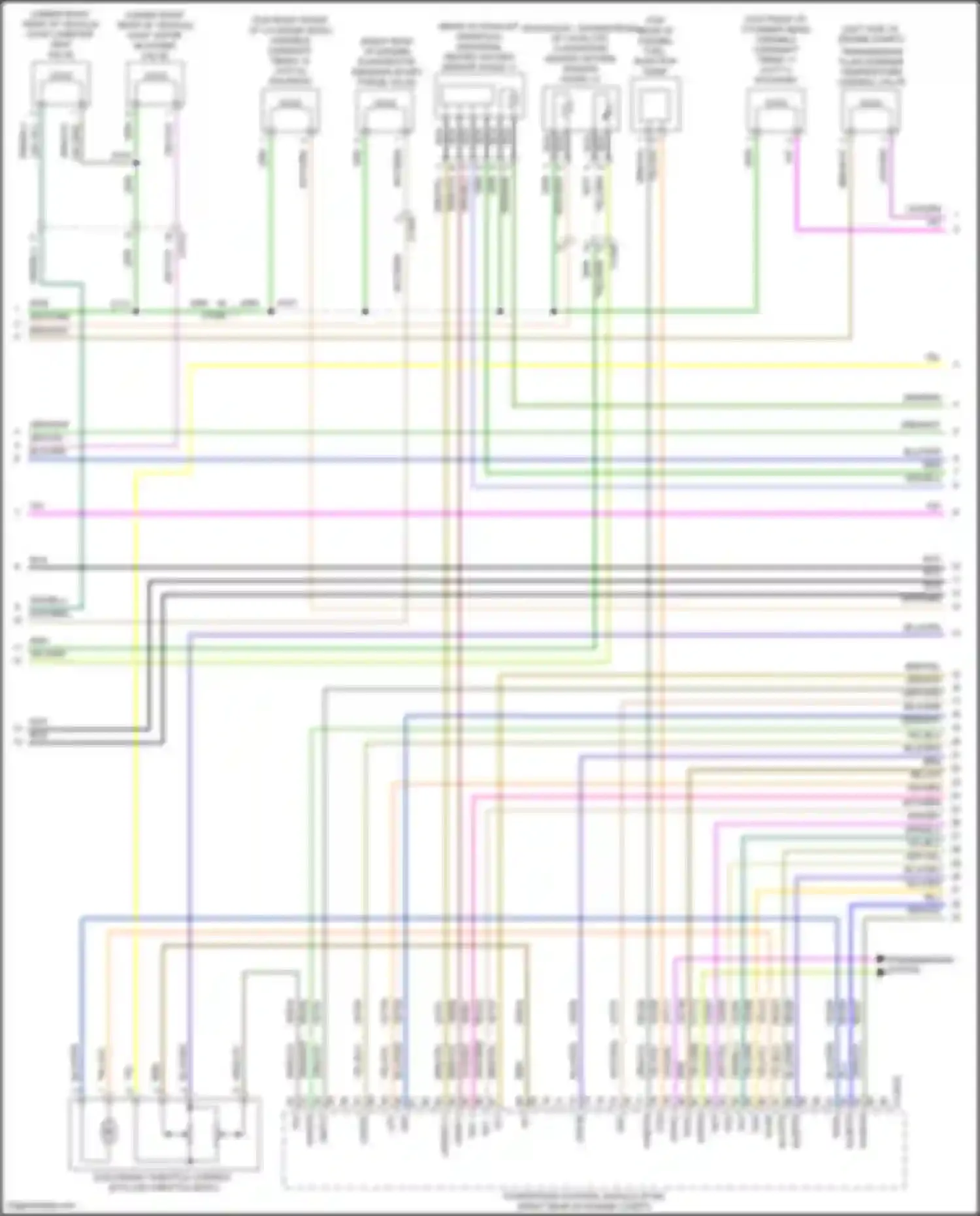 Mondeo Ford V facelift (2019-2023): Wiring diagram engine performance 2.0l turbo (4 of 6)