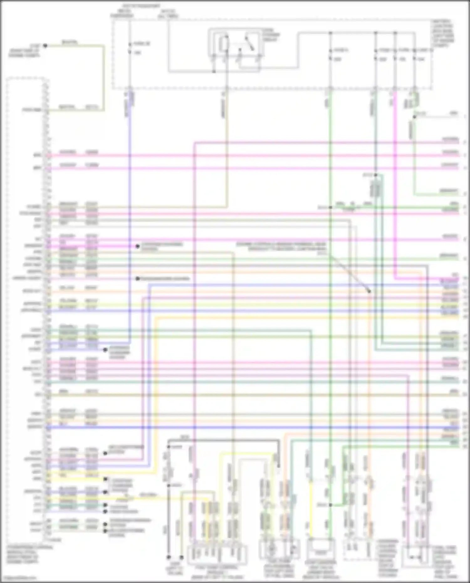 Mondeo Ford V facelift (2019-2023): Wiring diagram engine performance 2.5l (1 of 6)