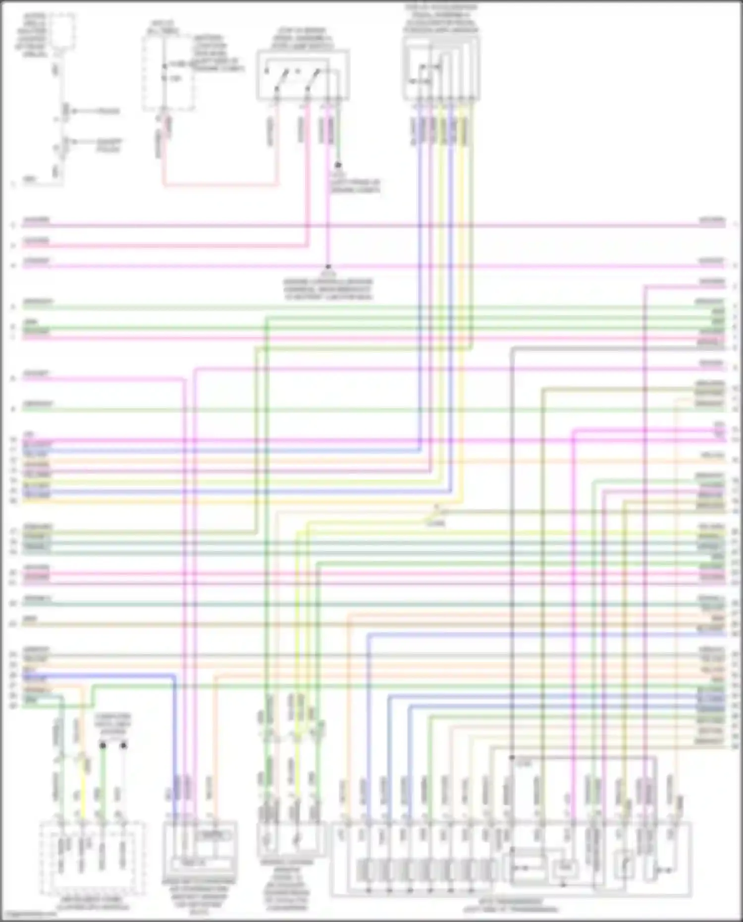 Mondeo Ford V facelift (2019-2023): Wiring diagram engine performance 2.5l (2 of 6)
