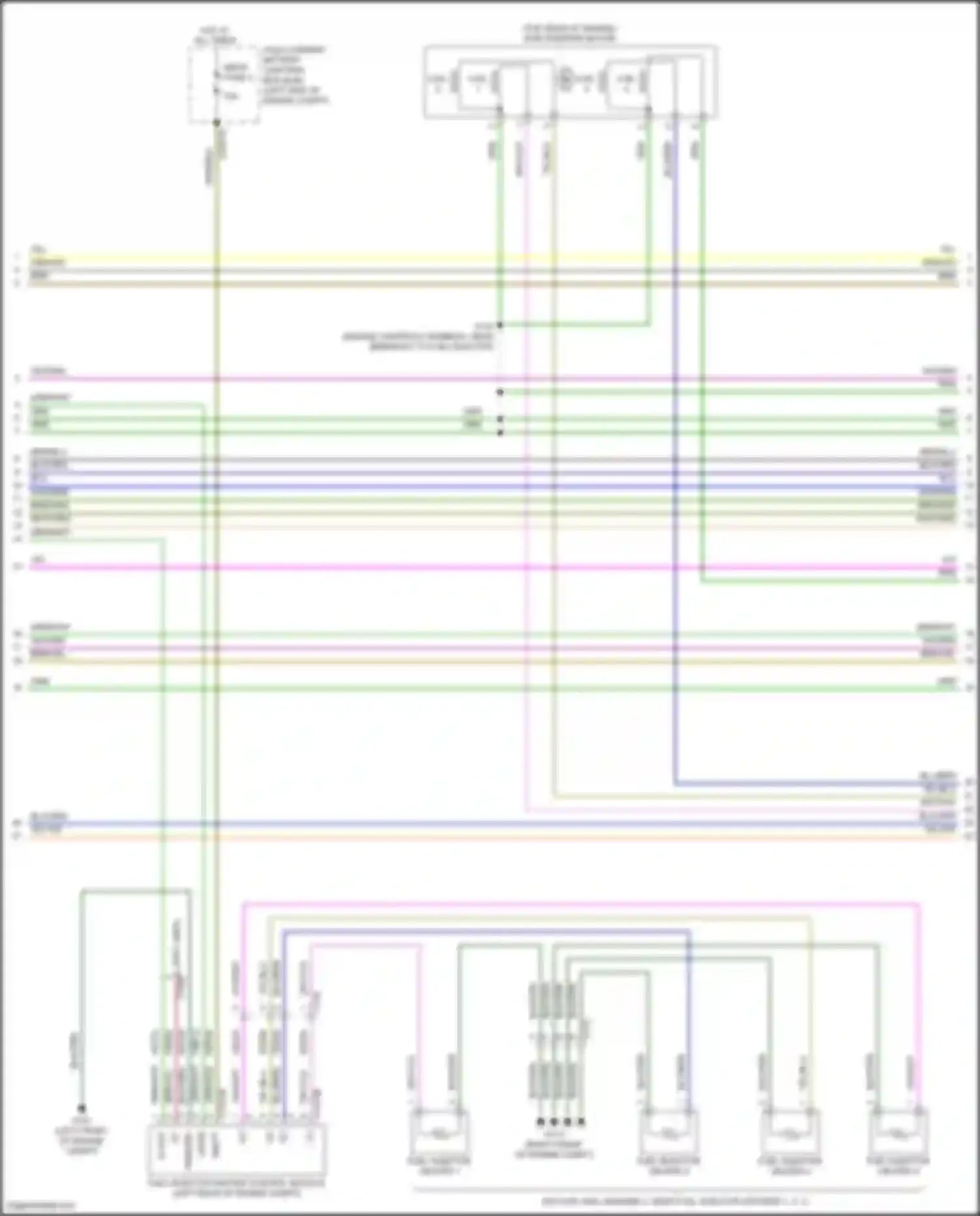 Mondeo Ford V facelift (2019-2023): Wiring diagram engine performance 2.5l (5 of 6)