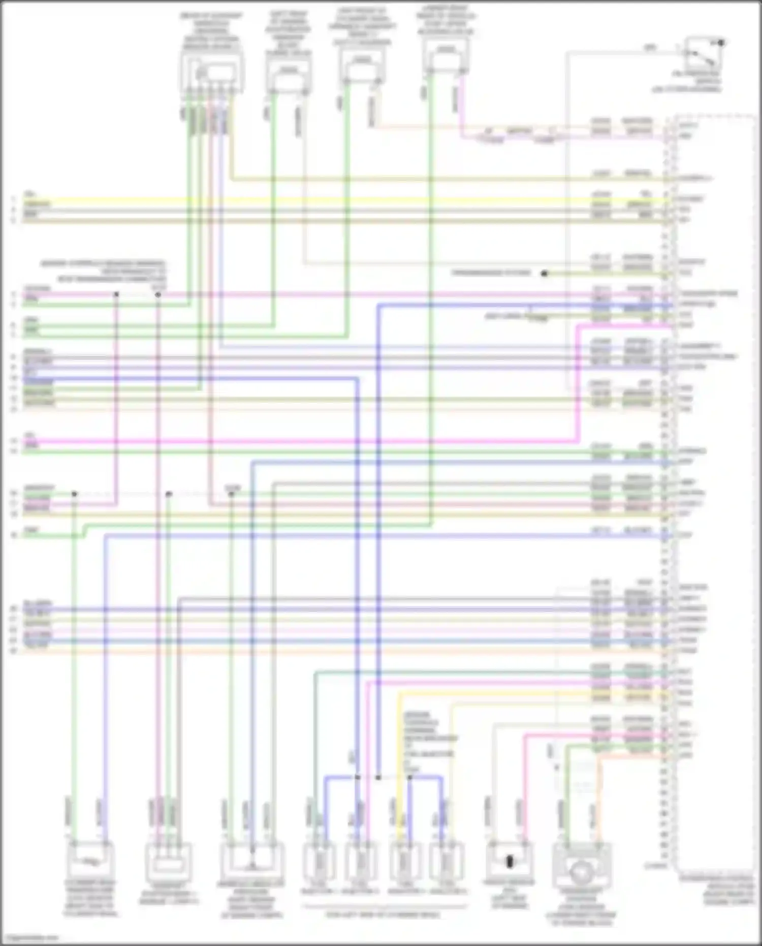 Mondeo Ford V facelift (2019-2023): Wiring diagram engine performance 2.5l (6 of 6)