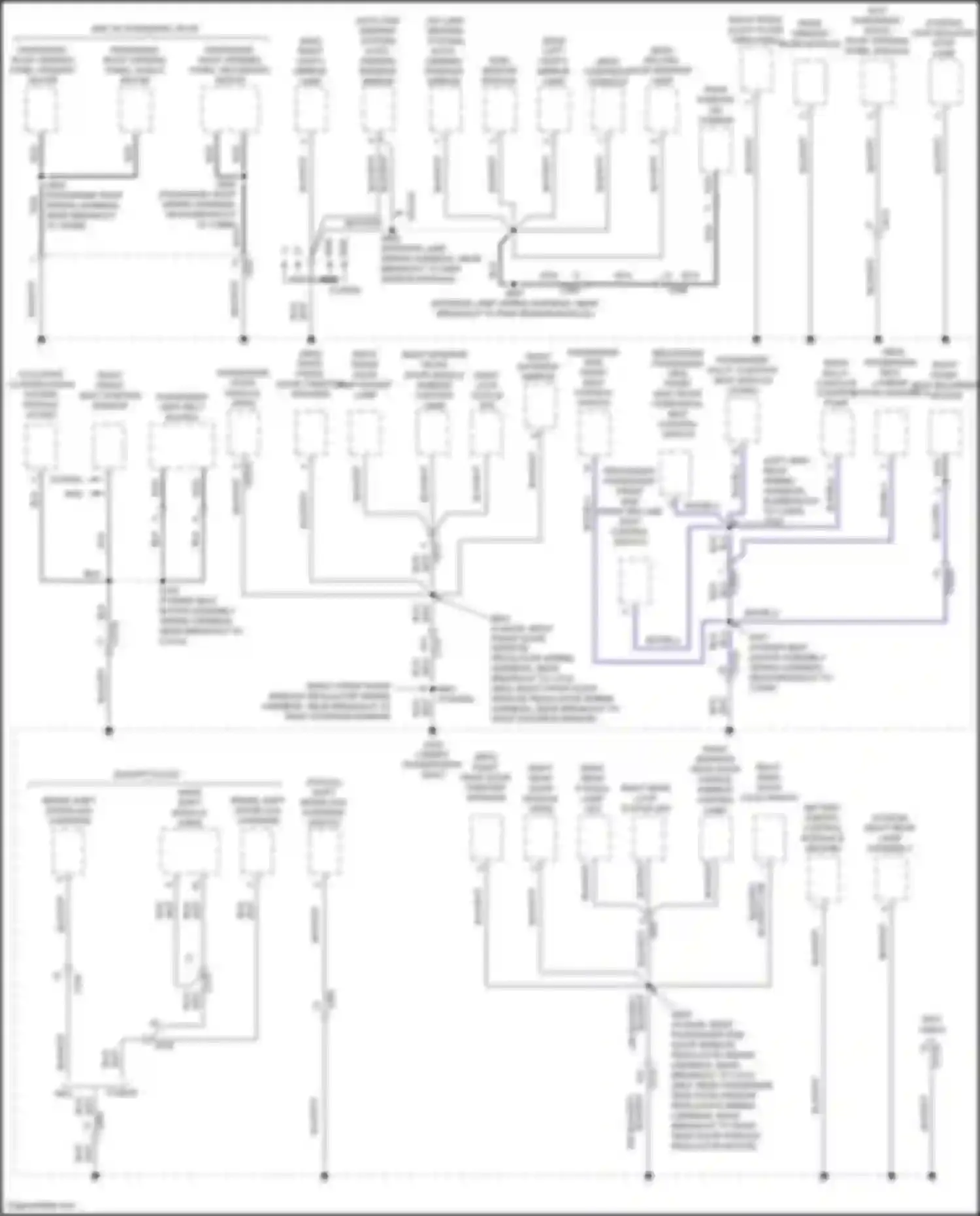 Mondeo Ford V facelift (2019-2023): Ground distribution circuit, except hybrid (5 of 6)