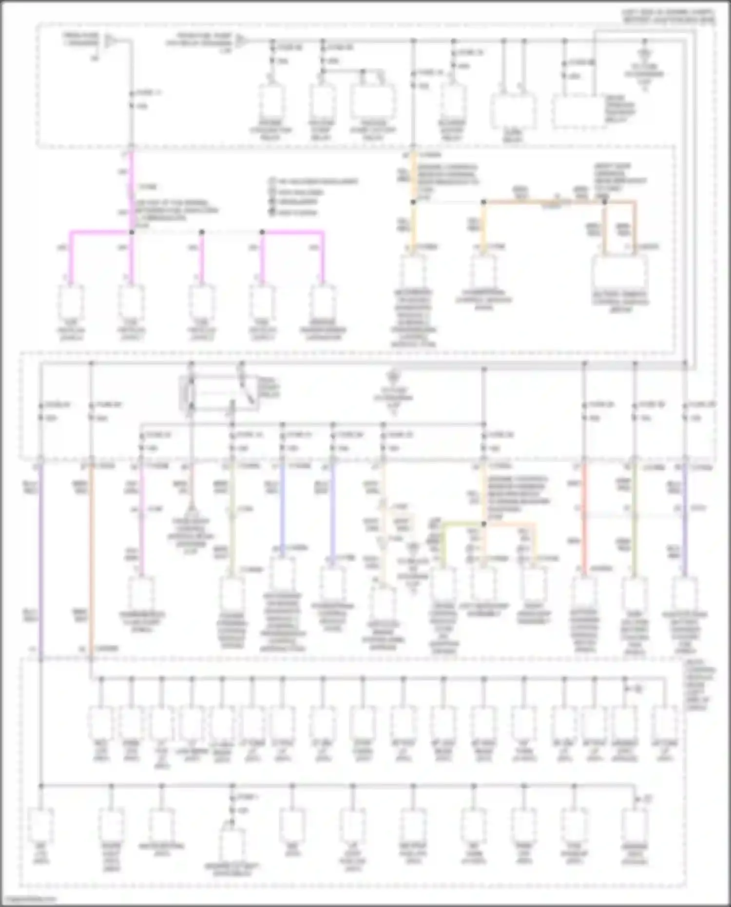 Mondeo Ford V facelift (2019-2023): Power distribution circuit, hybrid (2 of 7)