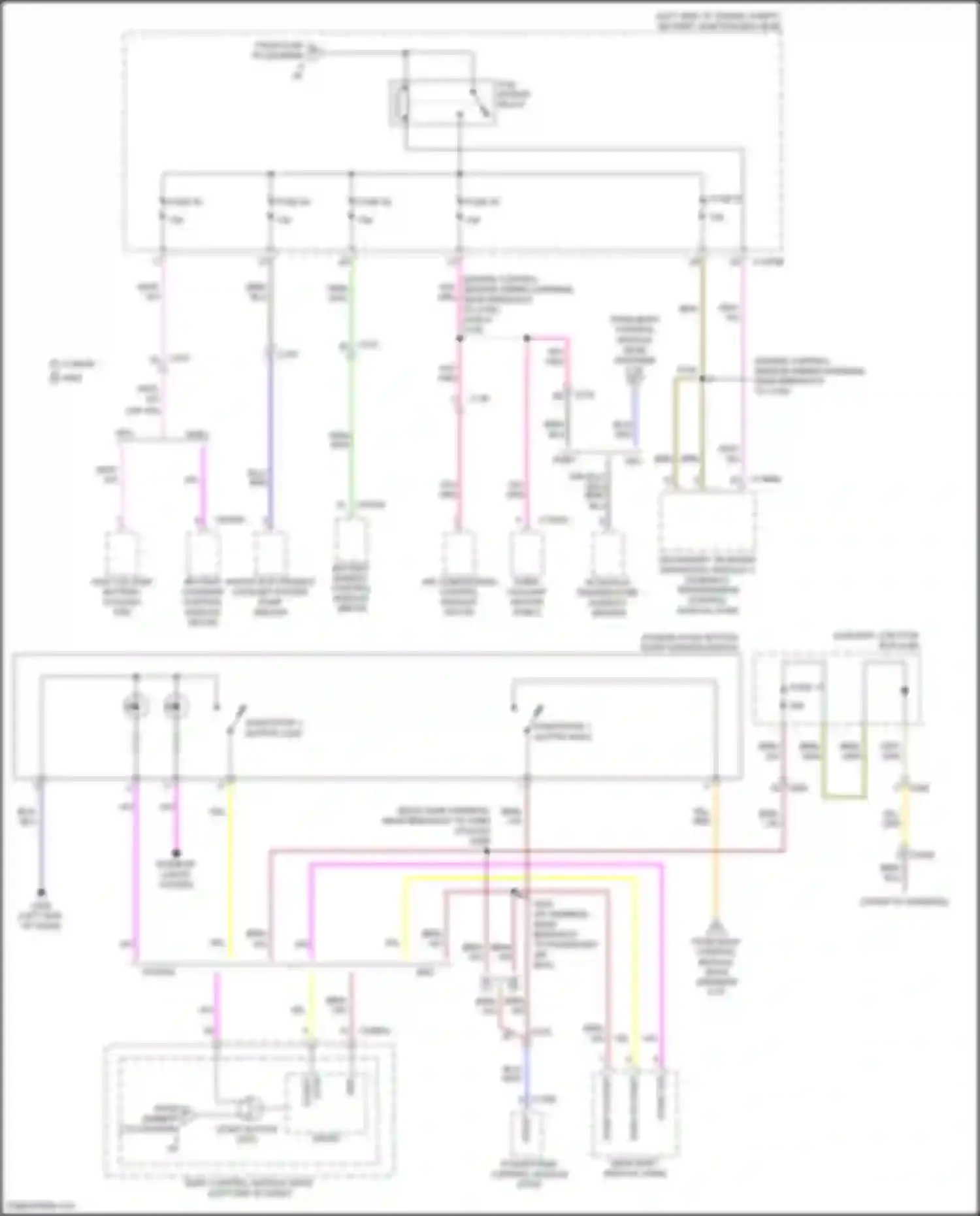 Mondeo Ford V facelift (2019-2023): Power distribution circuit, hybrid (7 of 7)