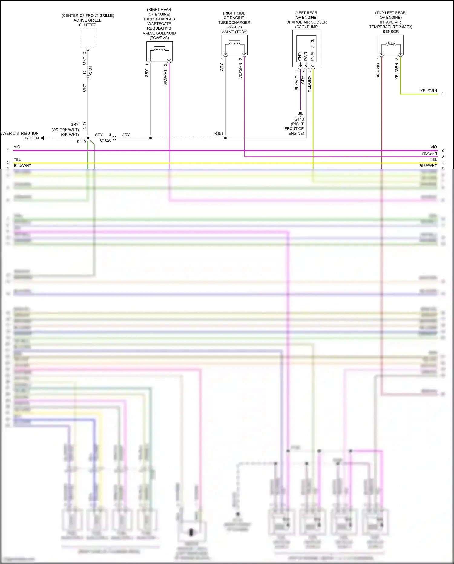 Ford Mondeo V facelift (2019-2023) active grille shutter wiring diagram  (8 of 11)