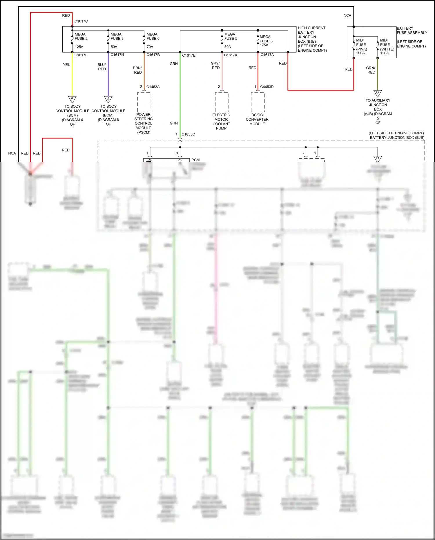 Ford Mondeo V facelift (2019-2023) active grille shutter wiring diagram  (7 of 11)