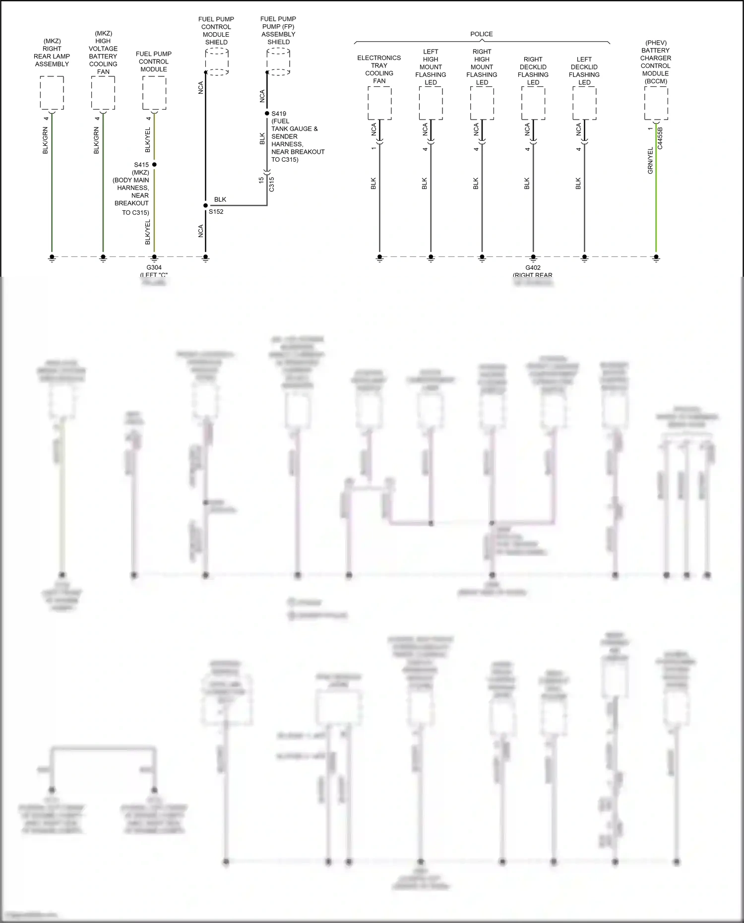 Ford Mondeo V facelift (2019-2023) compact disc player wiring diagram  (2 of 4)