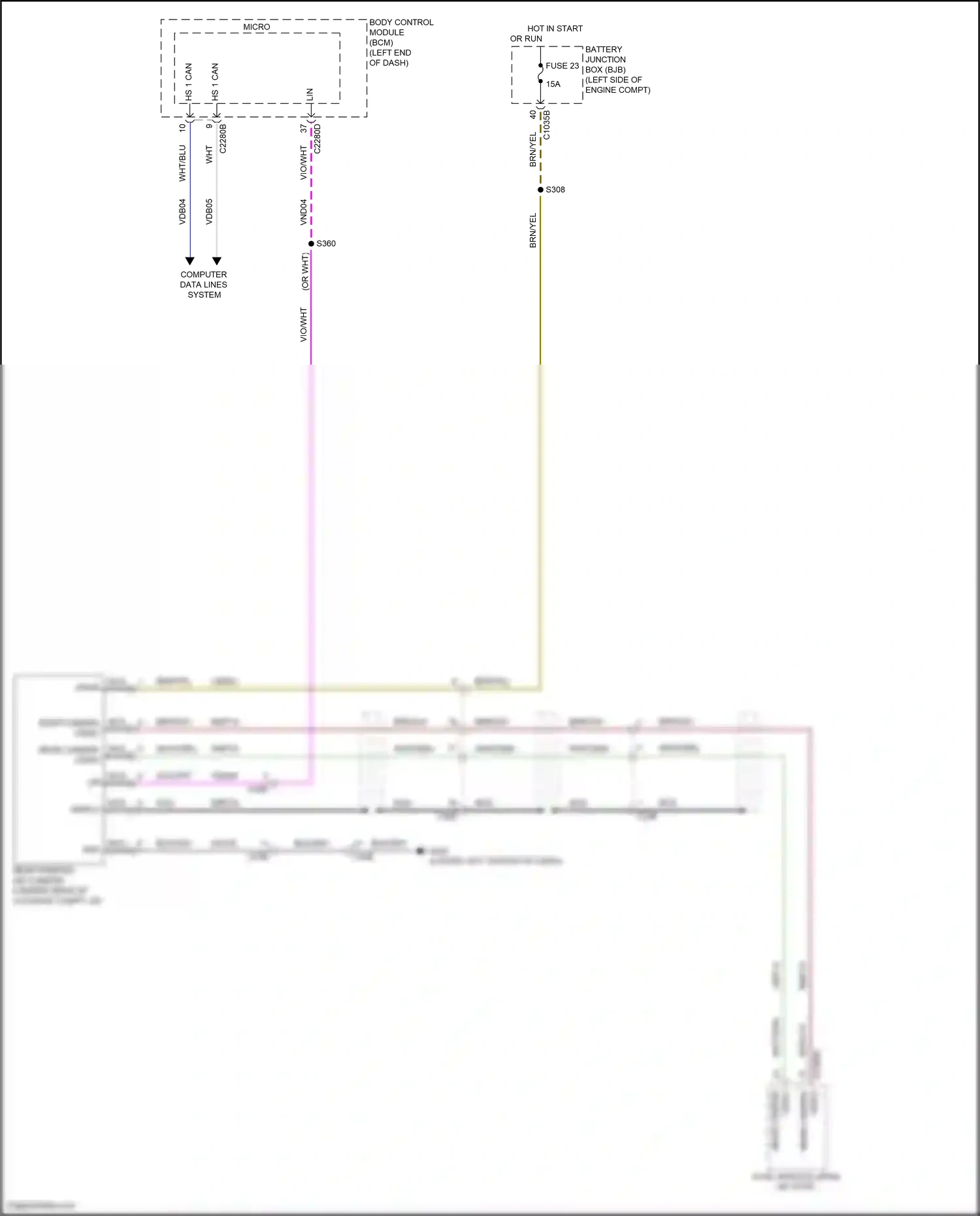 Ford Mondeo V facelift (2019-2023) computer data lines system wiring diagram  (119 of 145)