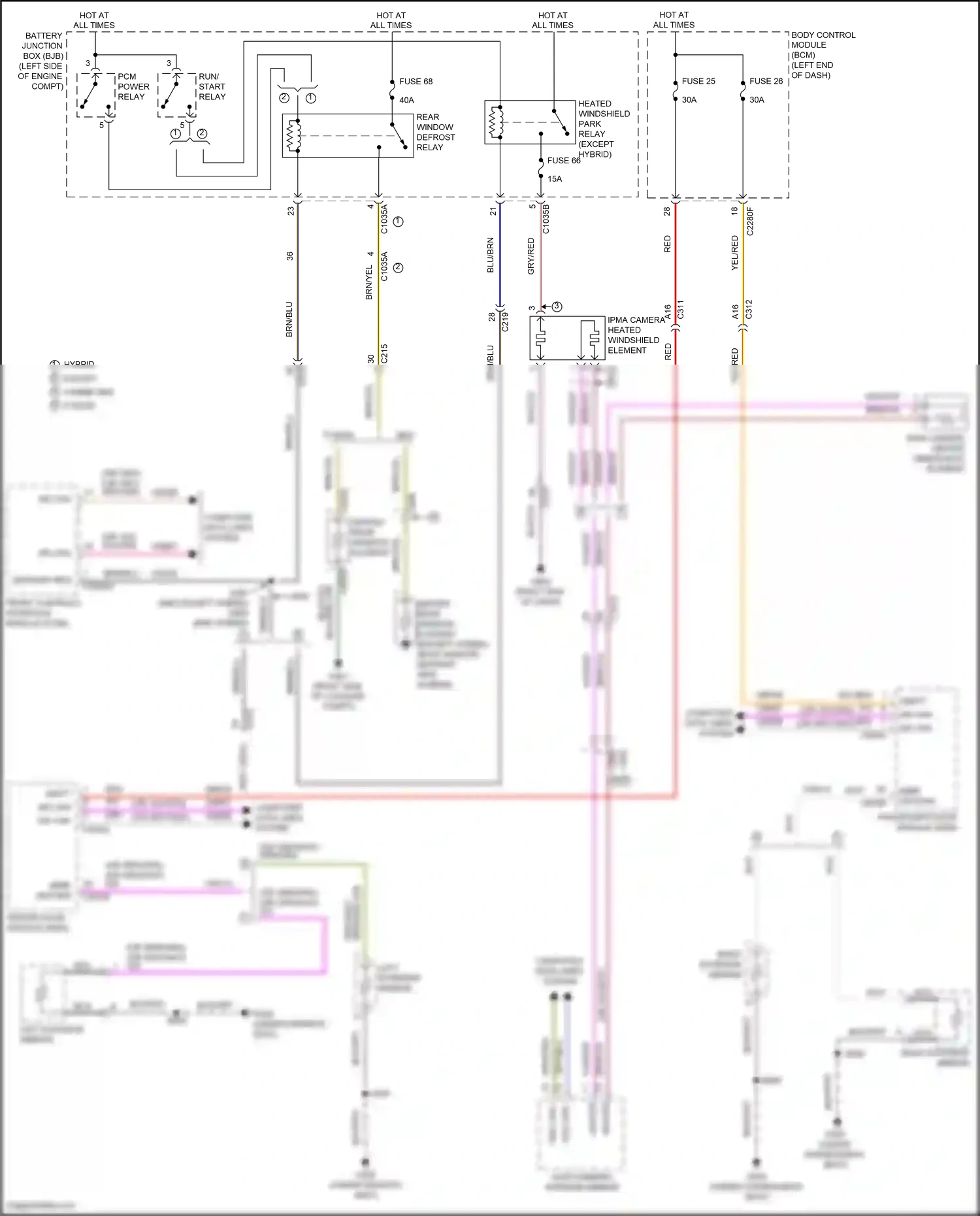 Ford Mondeo V facelift (2019-2023) computer data lines system wiring diagram  (75 of 145)
