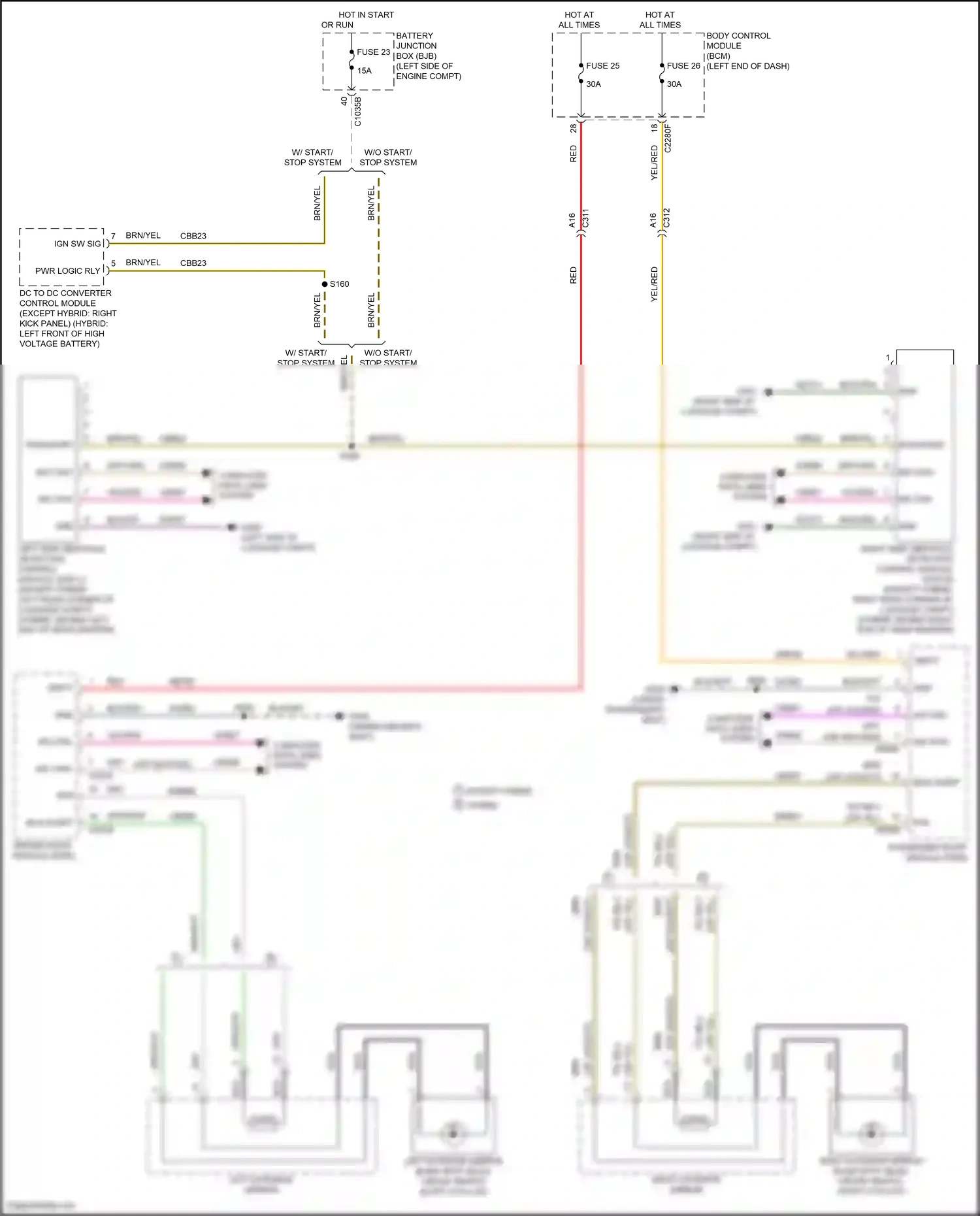 Ford Mondeo V facelift (2019-2023) computer data lines system wiring diagram  (41 of 145)