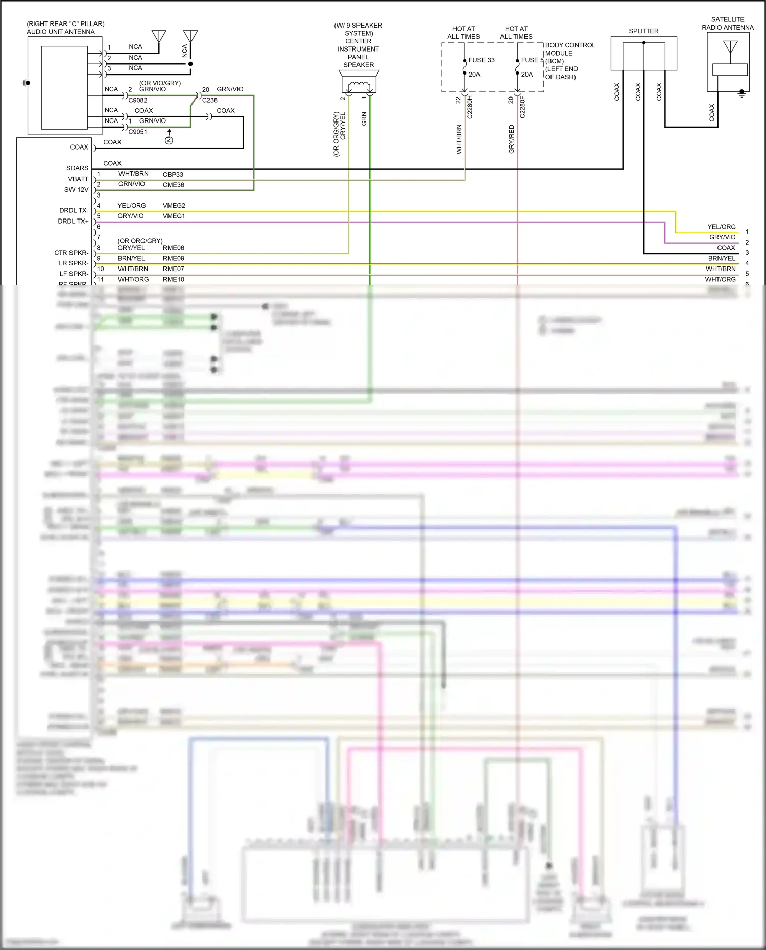 Ford Mondeo V facelift (2019-2023) computer data lines system wiring diagram  (105 of 145)