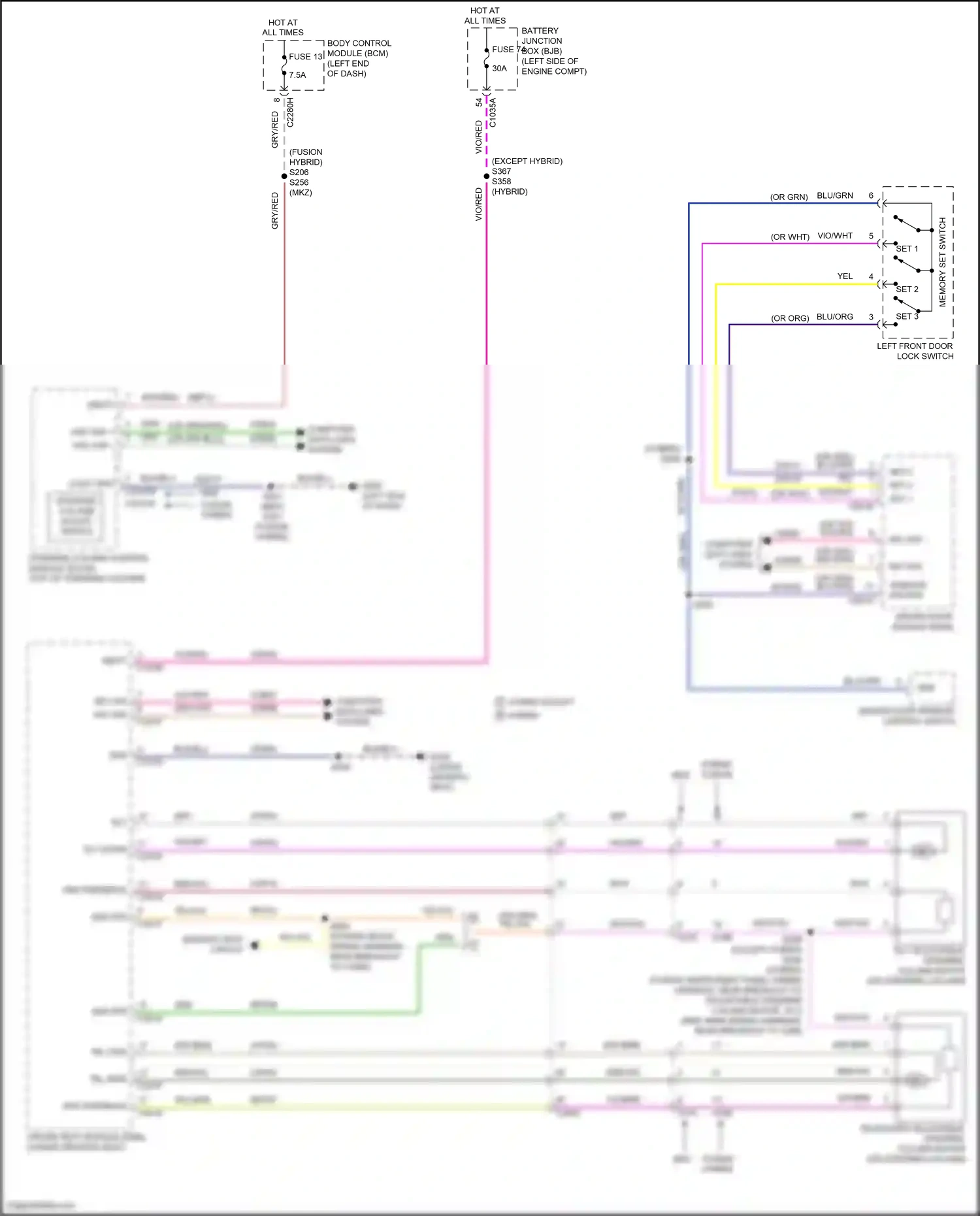 Ford Mondeo V facelift (2019-2023) computer data lines system wiring diagram  (28 of 145)