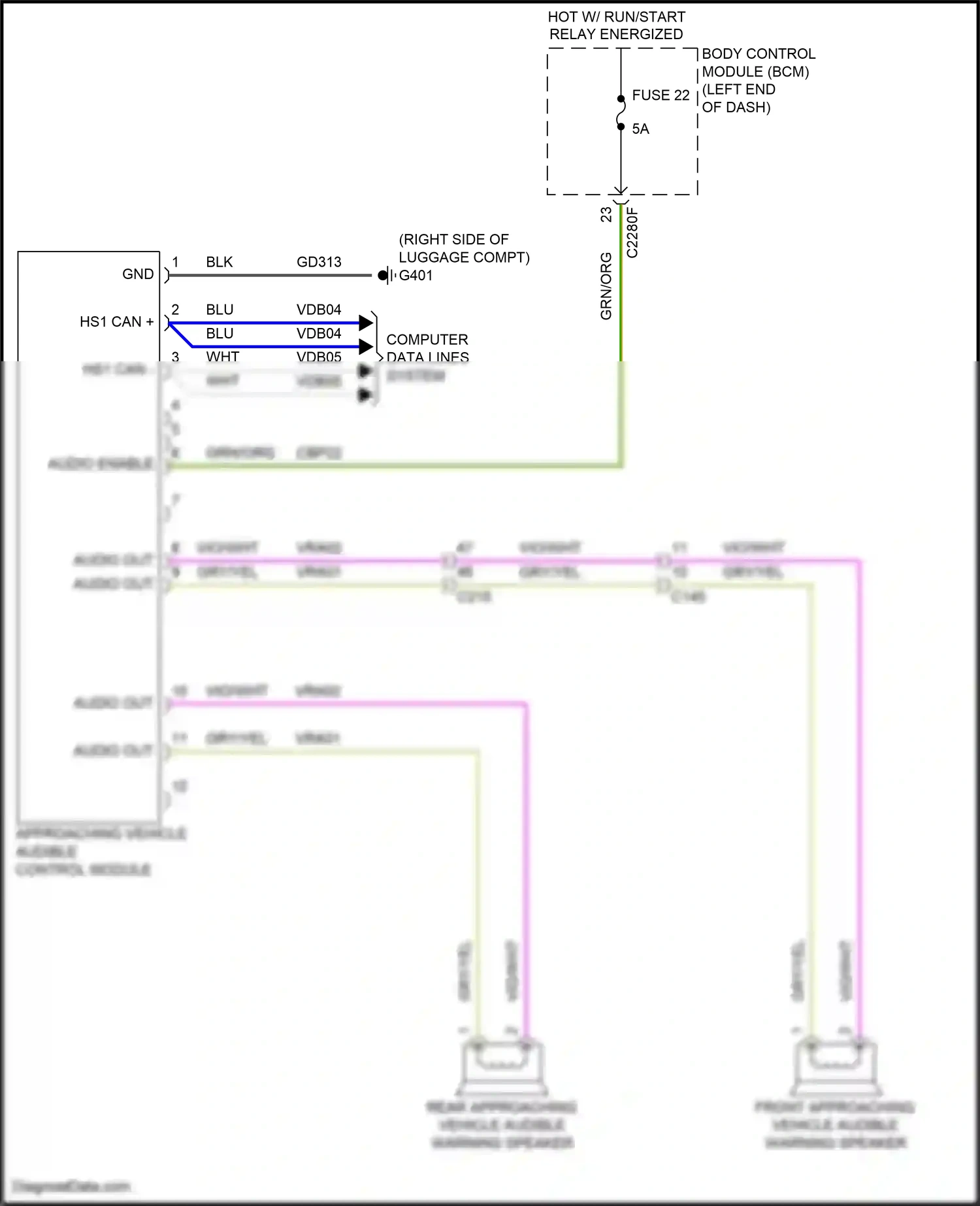 Ford Mondeo V facelift (2019-2023) computer data lines system wiring diagram  (50 of 145)