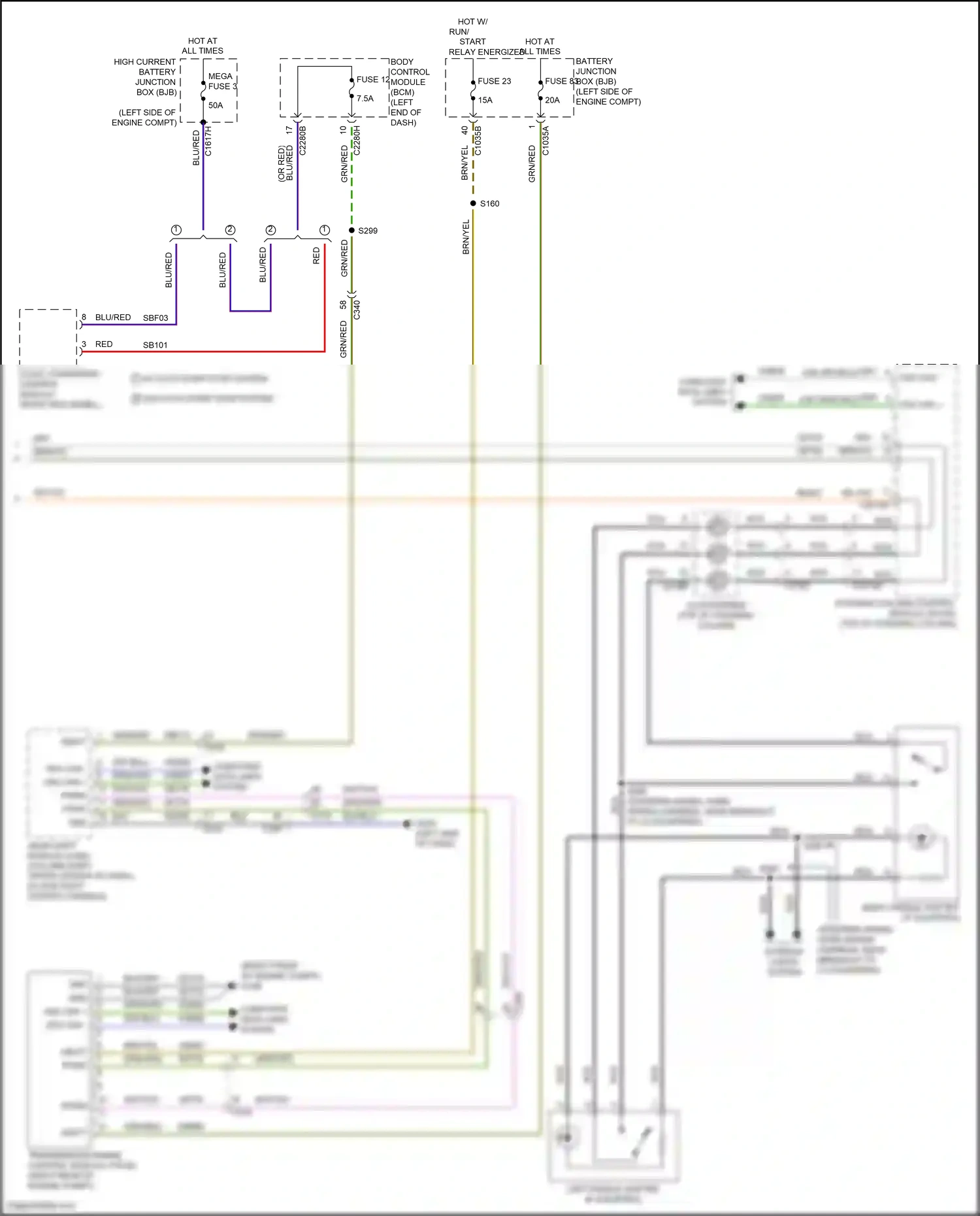 Ford Mondeo V facelift (2019-2023) computer data lines system wiring diagram  (112 of 145)