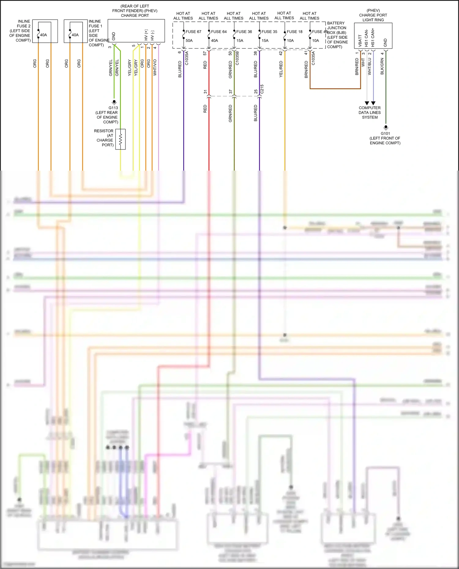 Ford Mondeo V facelift (2019-2023) computer data lines system wiring diagram  (136 of 145)