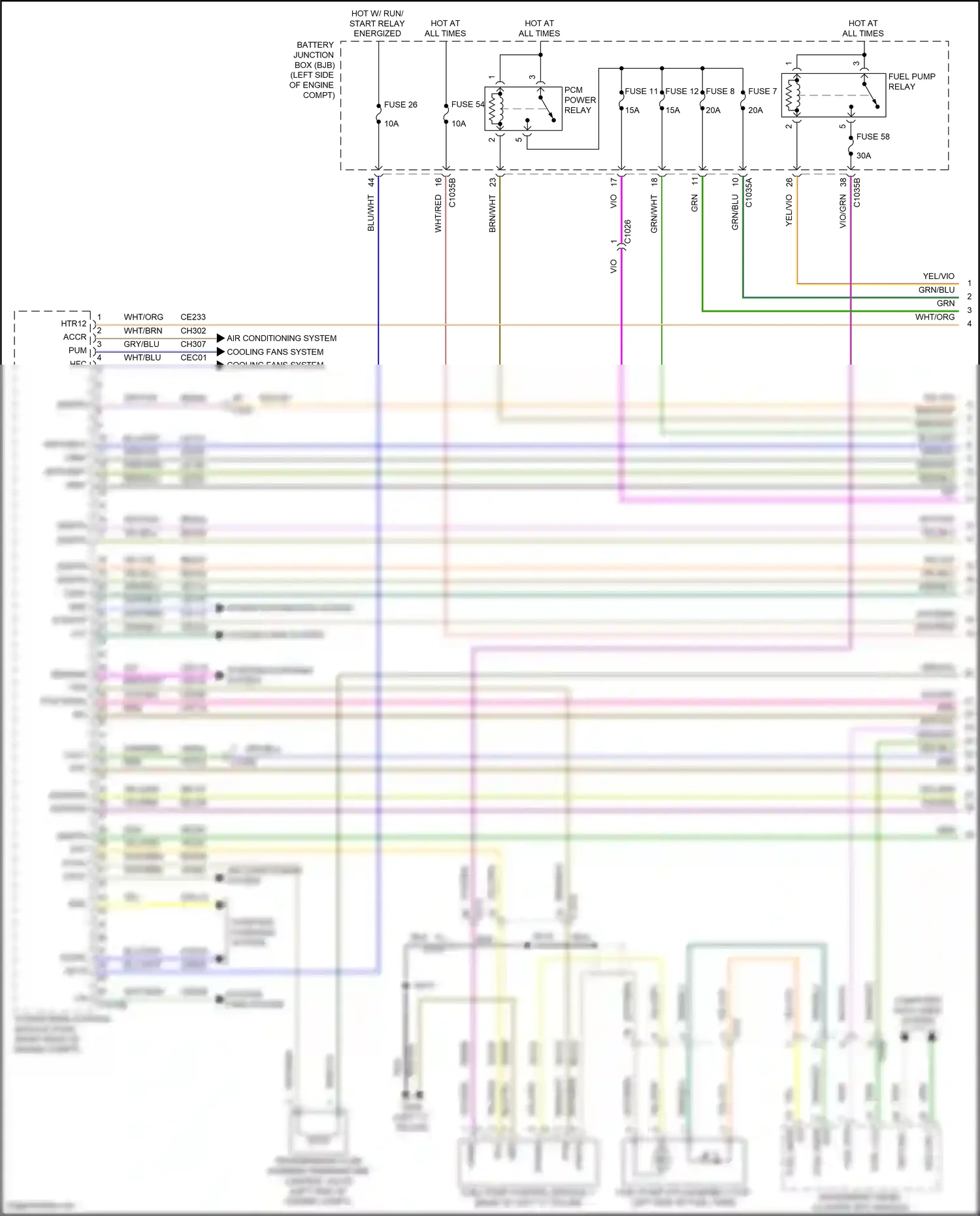 Ford Mondeo V facelift (2019-2023) computer data lines system wiring diagram  (131 of 145)