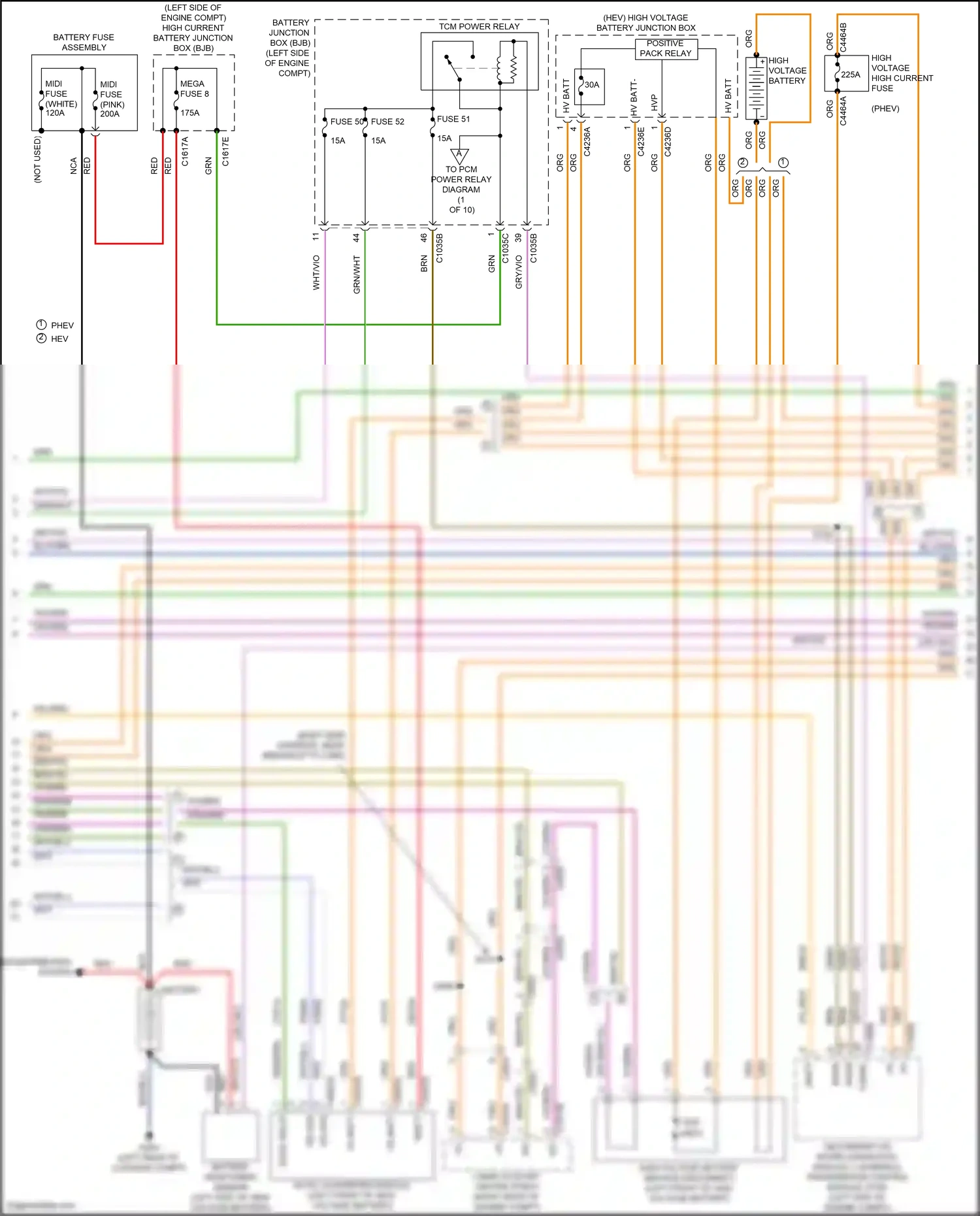 Ford Mondeo V facelift (2019-2023) dc/dc converter module wiring diagram  (2 of 2)