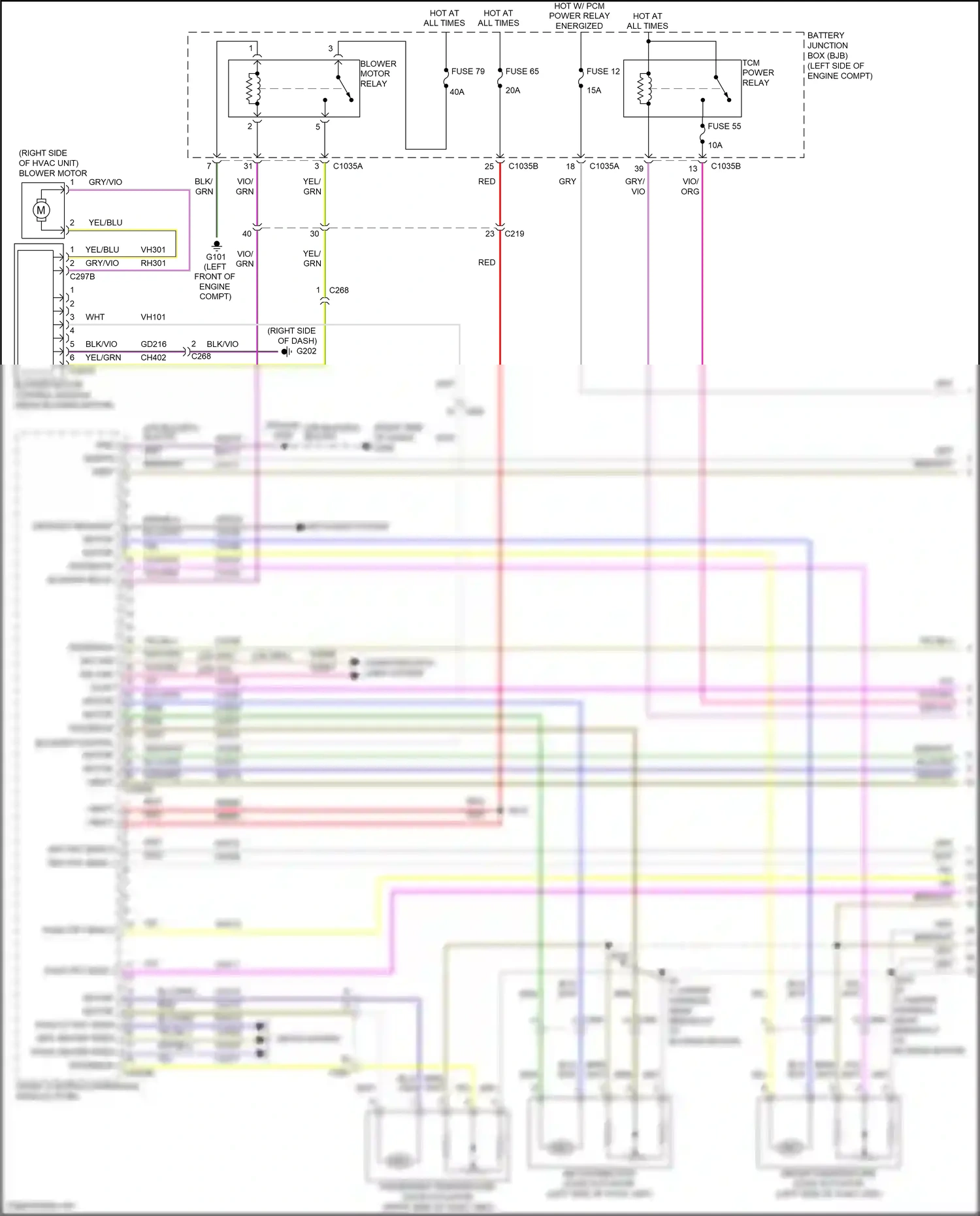 Ford Mondeo V facelift (2019-2023) defrost request wiring diagram  (1 of 1)