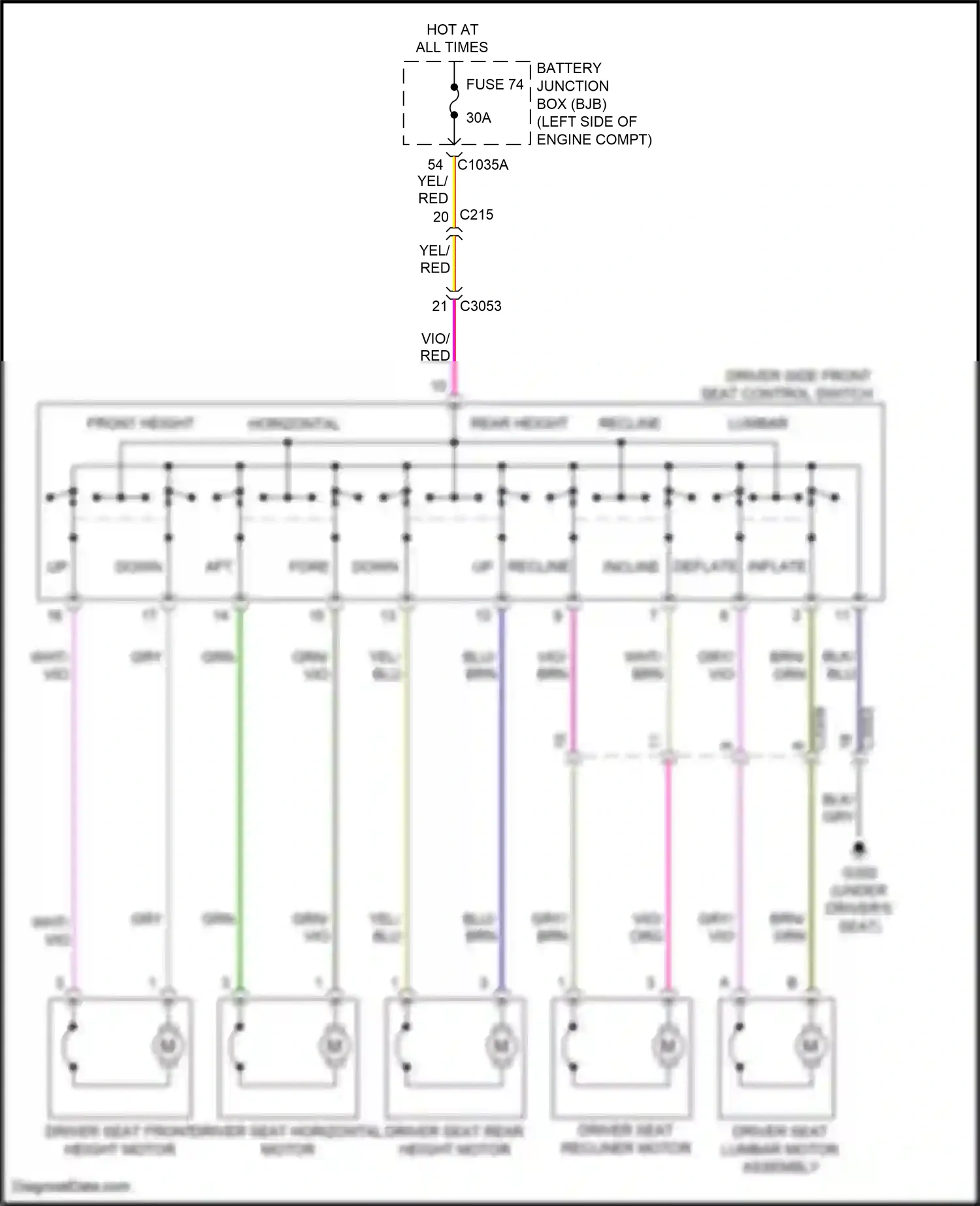 Ford Mondeo V facelift (2019-2023) down up wiring diagram  (1 of 1)