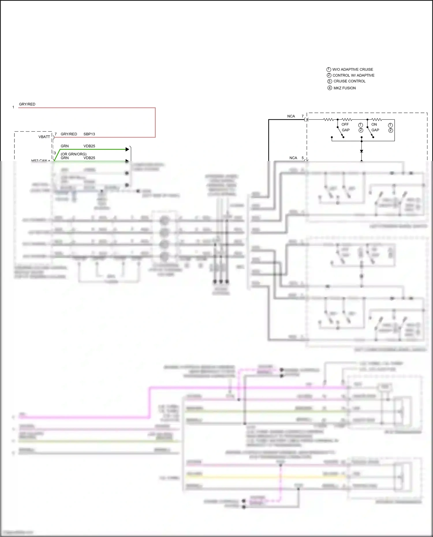 Ford Mondeo V facelift (2019-2023) engine controls system wiring diagram  (9 of 17)
