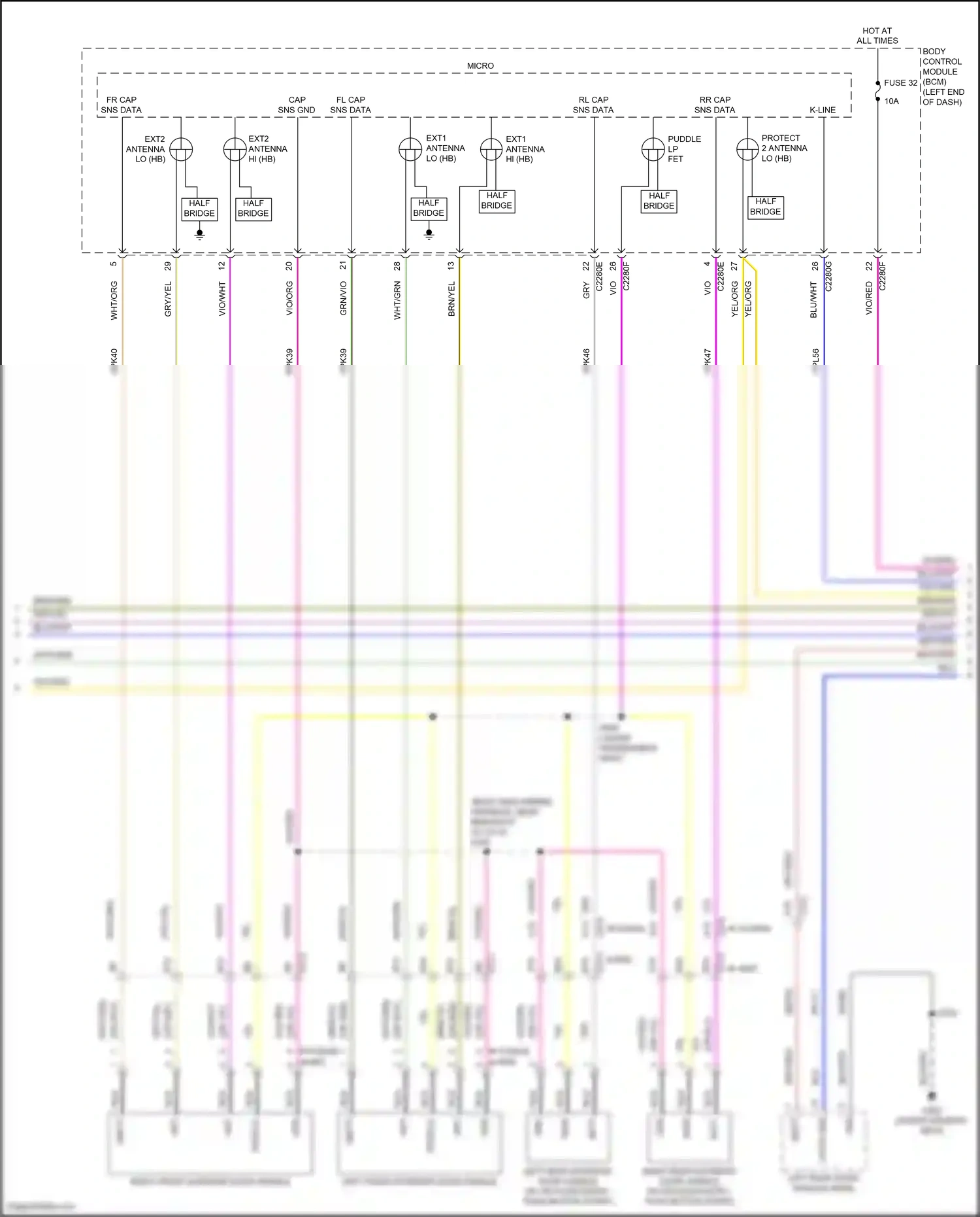 Ford Mondeo V facelift (2019-2023) fl cap sns data wiring diagram  (1 of 3)