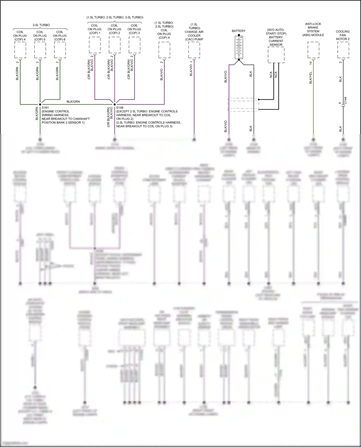 Ford Mondeo V facelift (2019-2023) ipma camera heated windshield element wiring diagram  (3 of 4)
