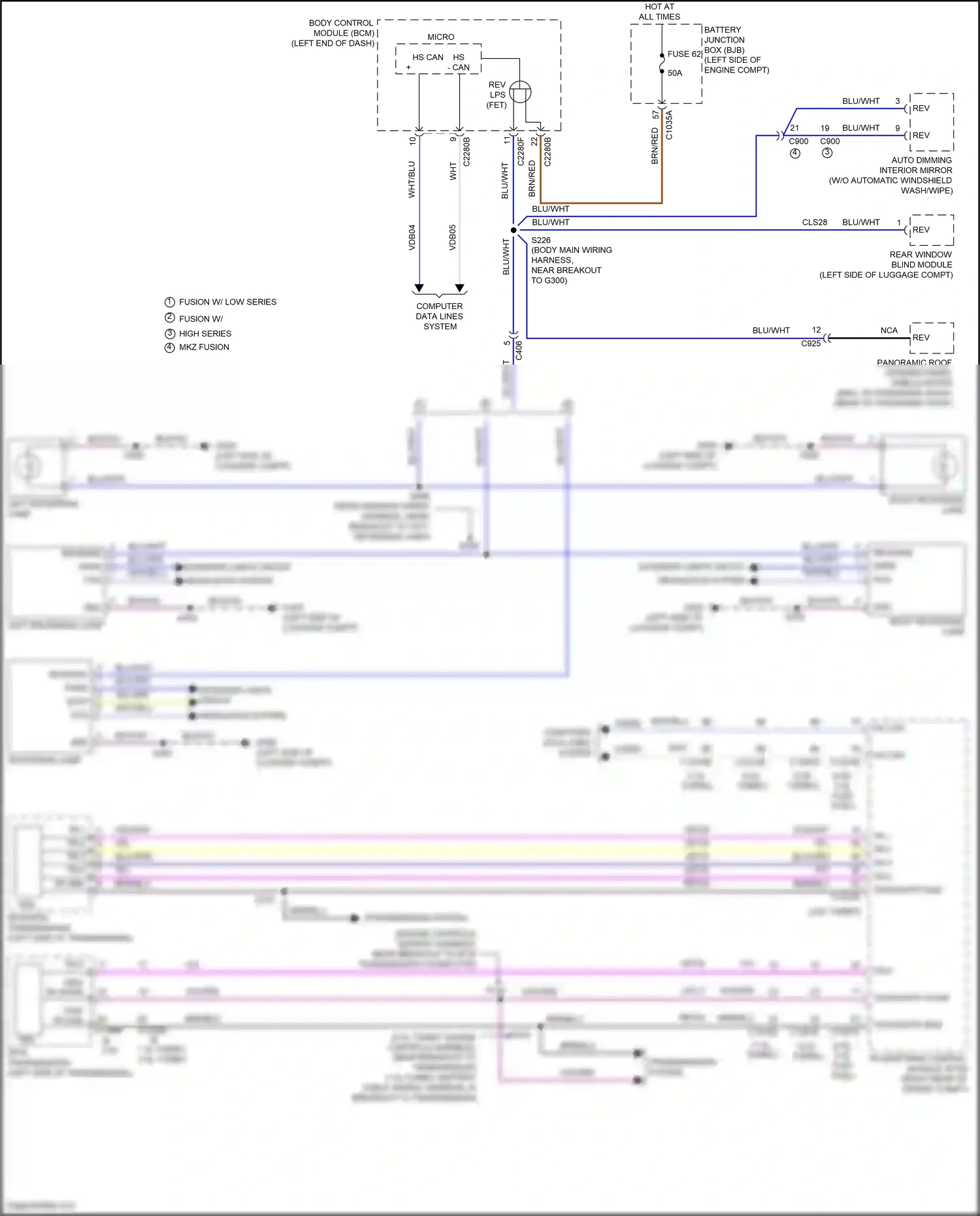 Ford Mondeo V facelift (2019-2023) micro - wiring diagram  (62 of 76)