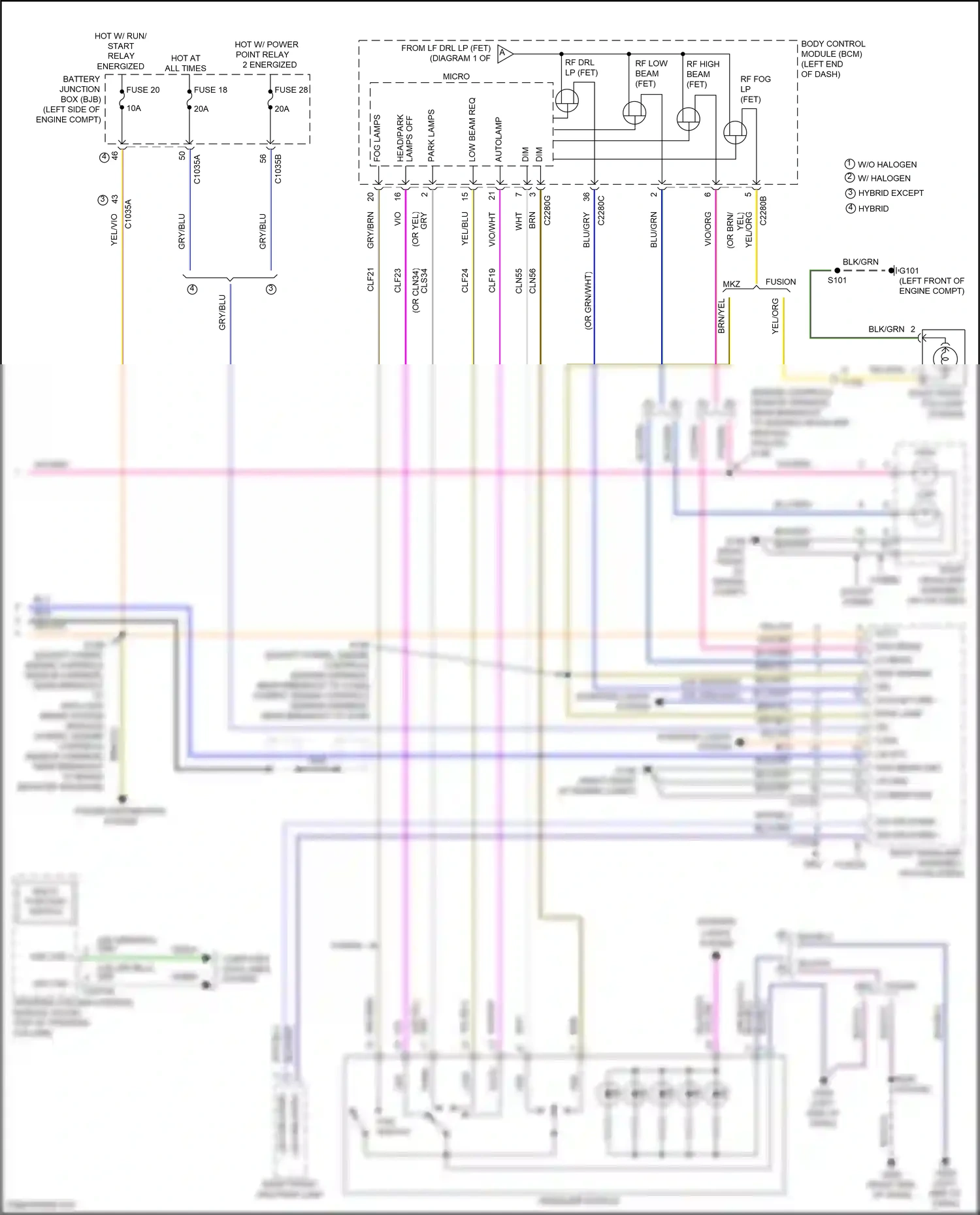Ford Mondeo V facelift (2019-2023) micro - wiring diagram  (25 of 76)