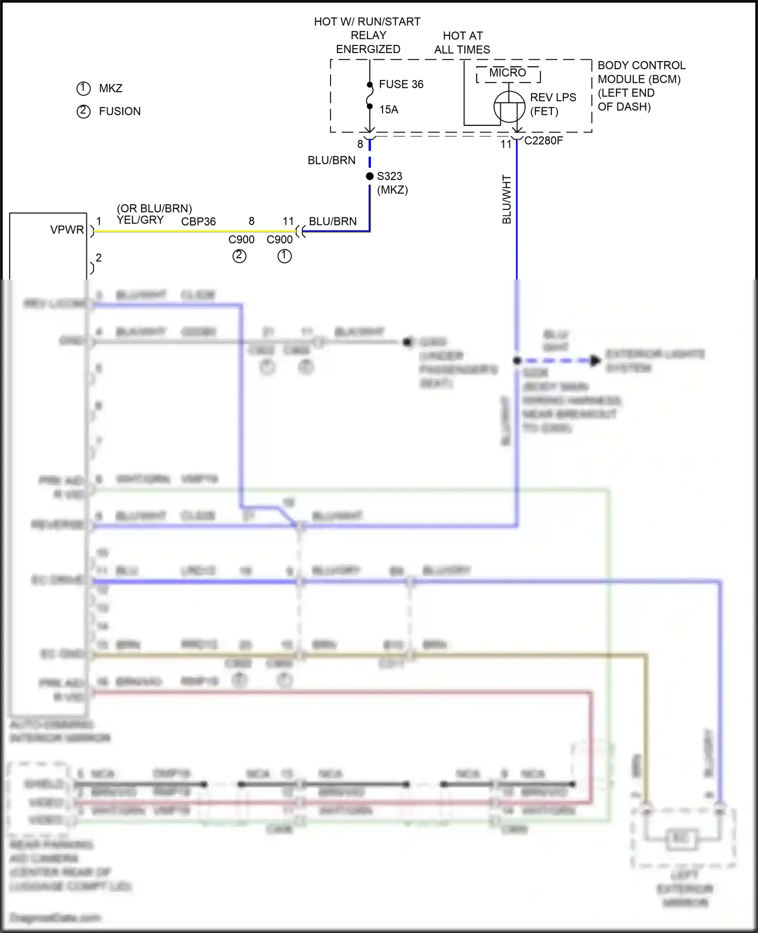 Ford Mondeo V facelift (2019-2023) micro - wiring diagram  (24 of 76)