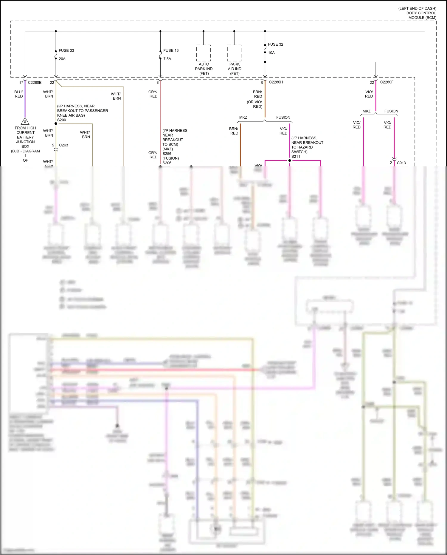 Ford Mondeo V facelift (2019-2023) micro - wiring diagram  (58 of 76)