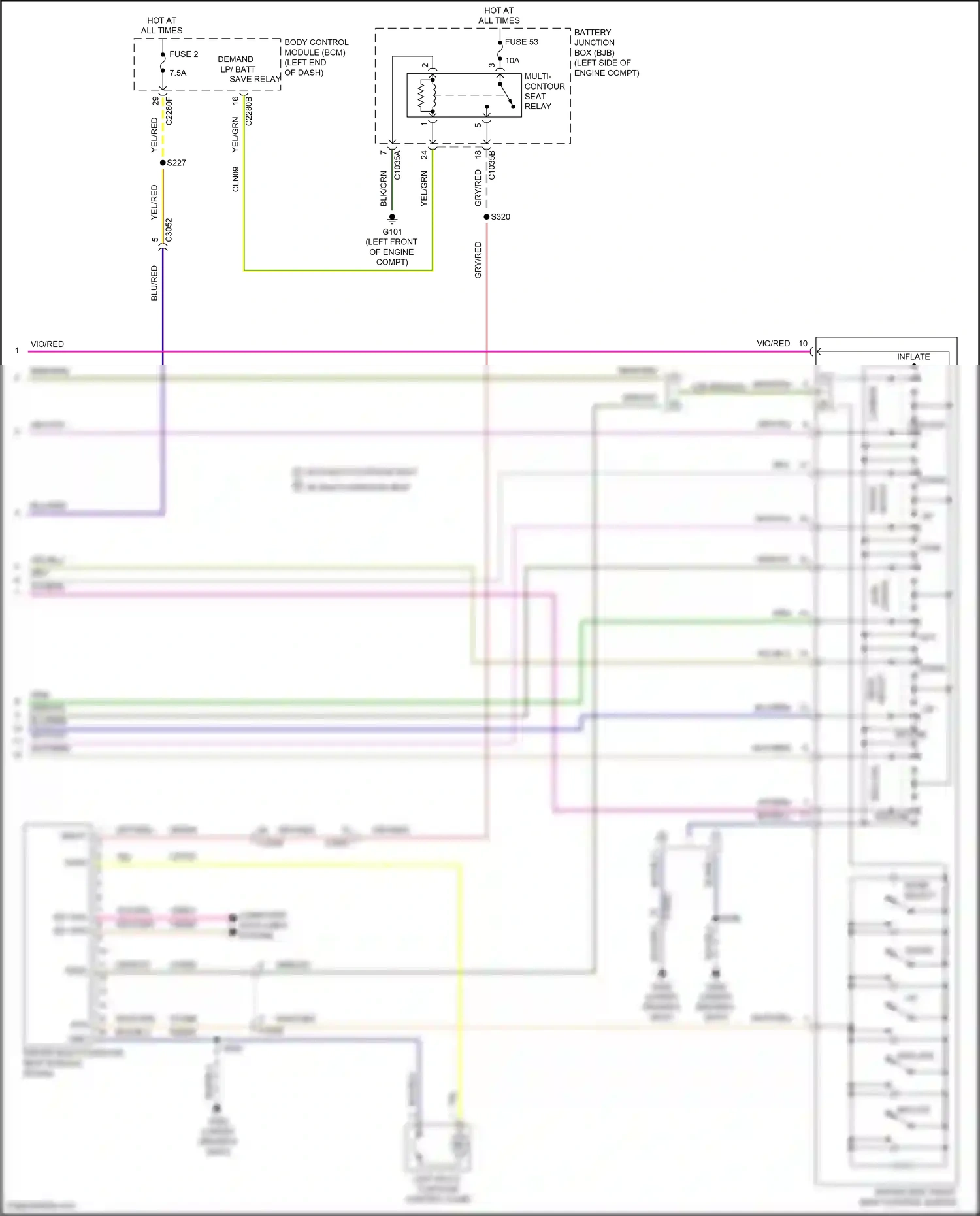 Ford Mondeo V facelift (2019-2023) mode select wiring diagram  (1 of 4)