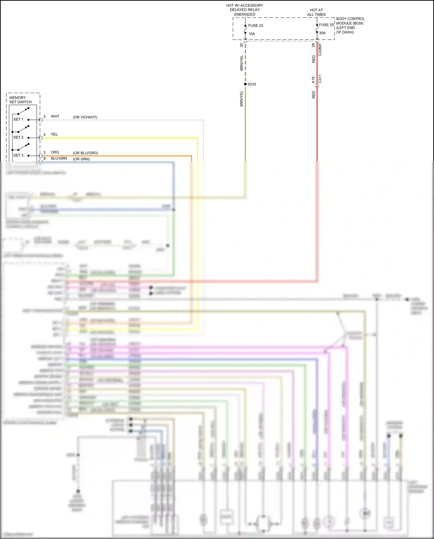 Ford Mondeo V facelift (2019-2023) puddle light wiring diagram  (3 of 7)