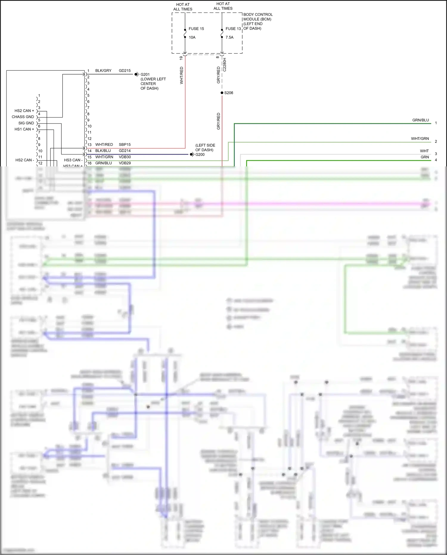 Ford Mondeo V facelift (2019-2023) sync module (apim) wiring diagram  (2 of 12)