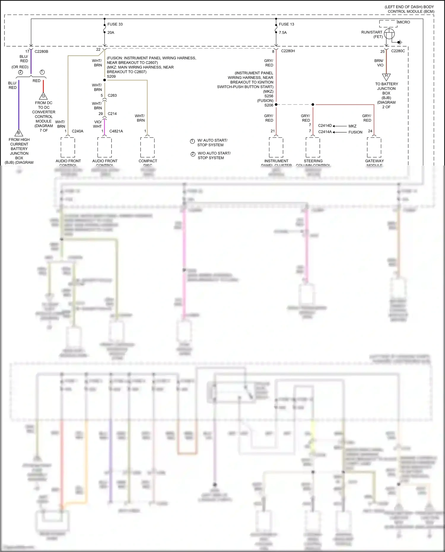 Ford Mondeo V facelift (2019-2023) sync module (apim) wiring diagram  (8 of 12)