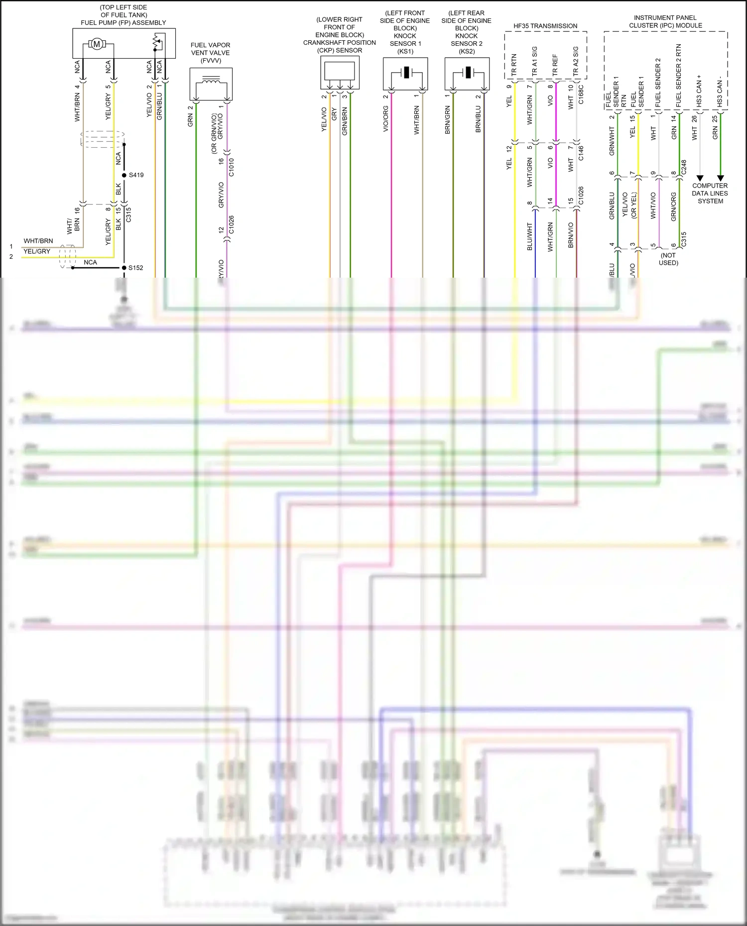 Ford Mondeo V facelift (2019-2023) tr ref wiring diagram  (4 of 4)