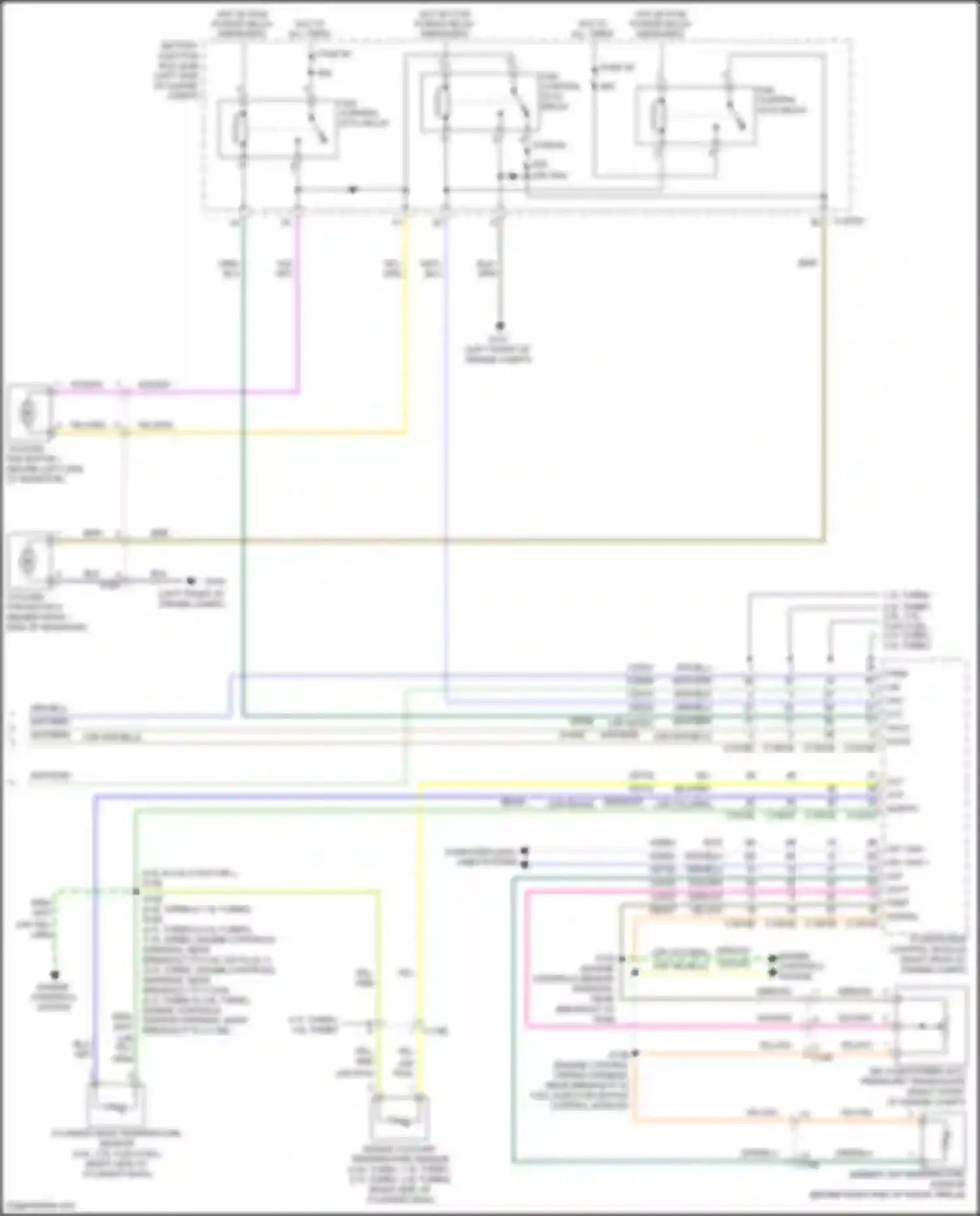 Mondeo Ford V (2014-2019): Automatic a/c circuit, except hybrid (3 of 3)