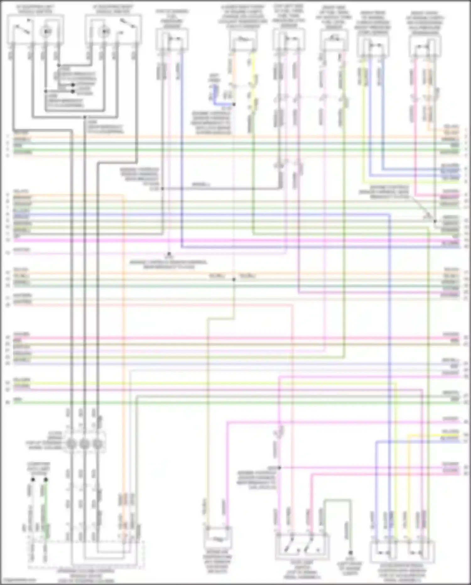 Mondeo Ford V (2014-2019): Wiring diagram engine performance 1.5l turbo (2 of 6)