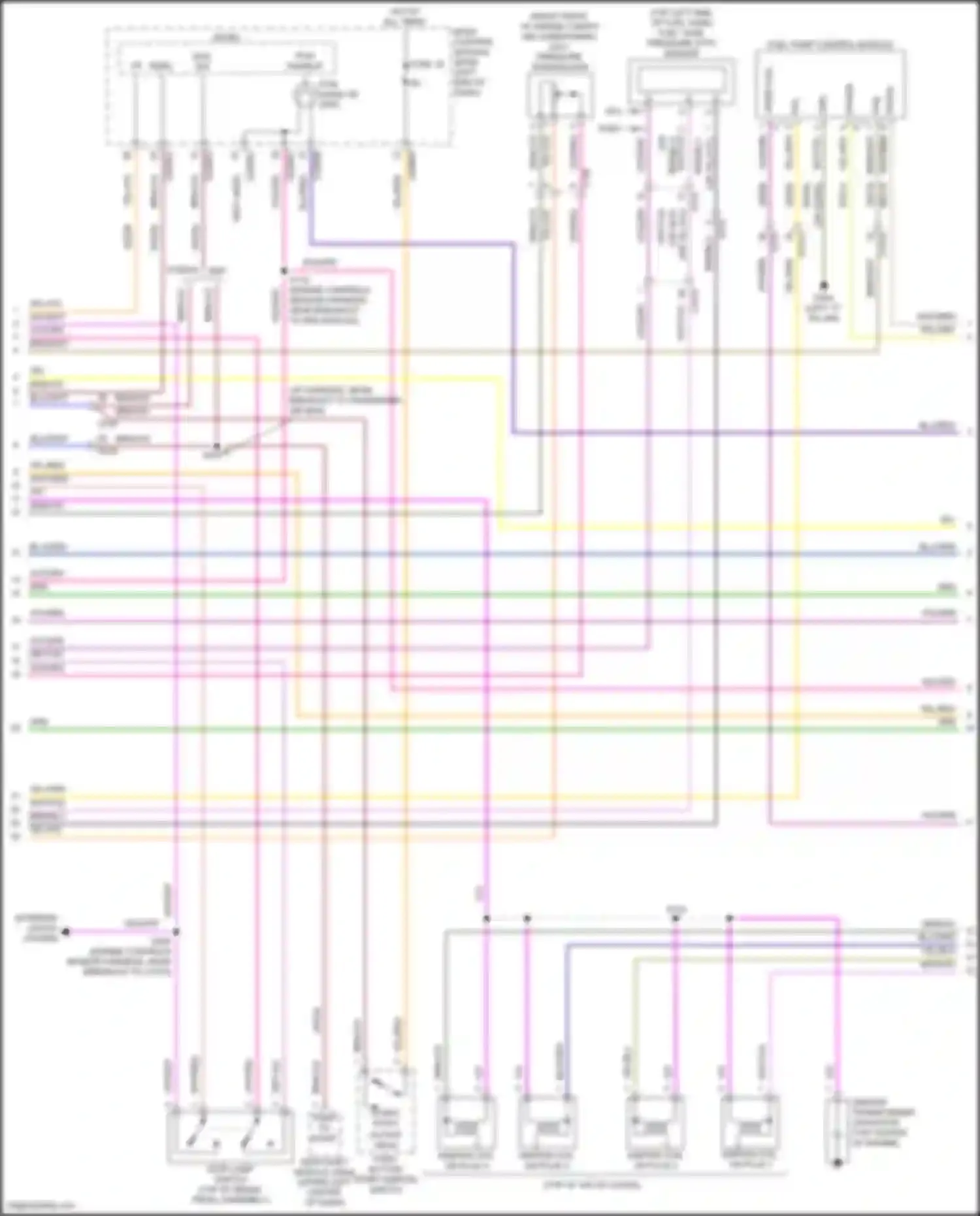Mondeo Ford V (2014-2019): Wiring diagram engine performance 2.0l hybrid (2 of 10)