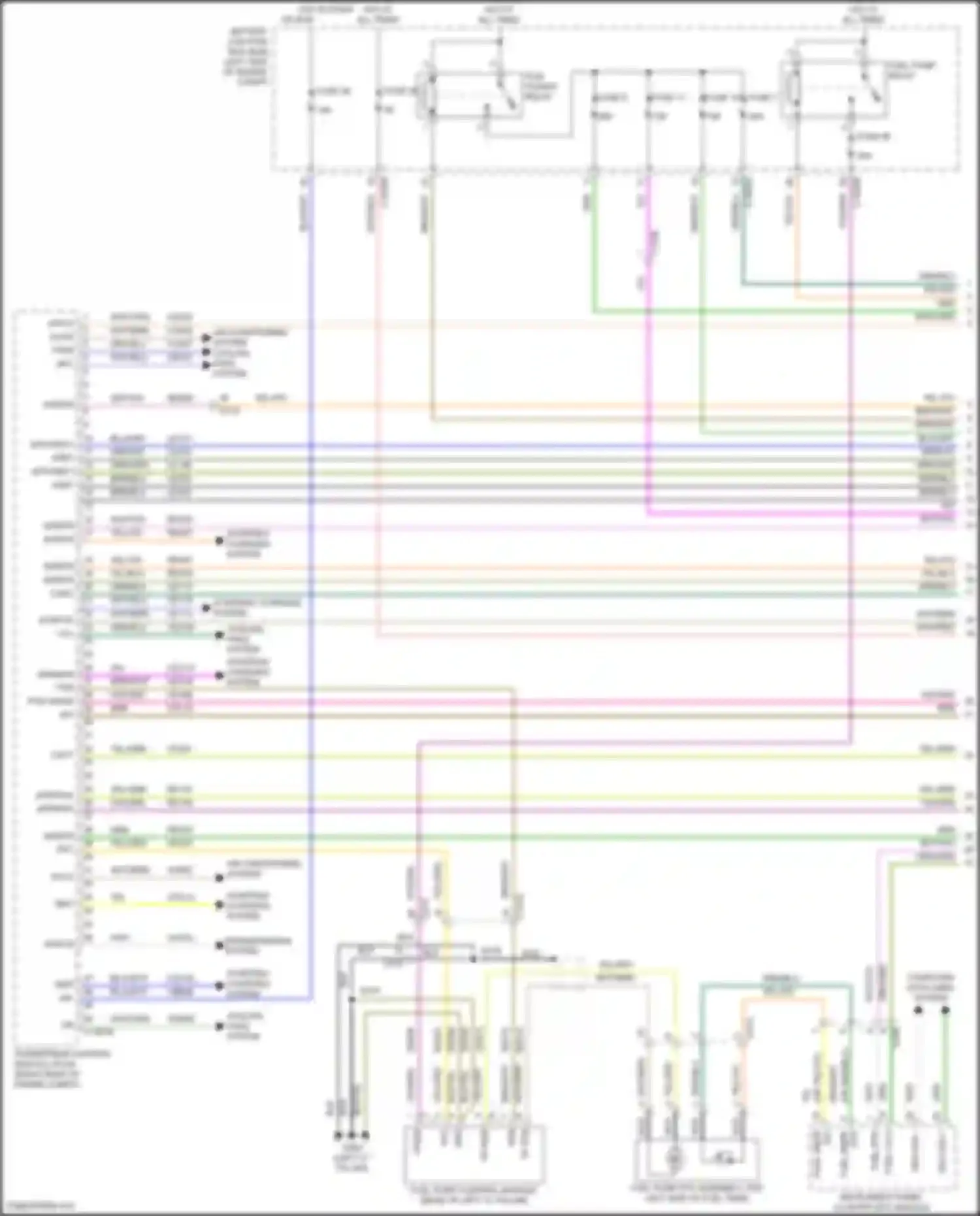 Mondeo Ford V (2014-2019): Wiring diagram engine performance 2.0l turbo (1 of 6)