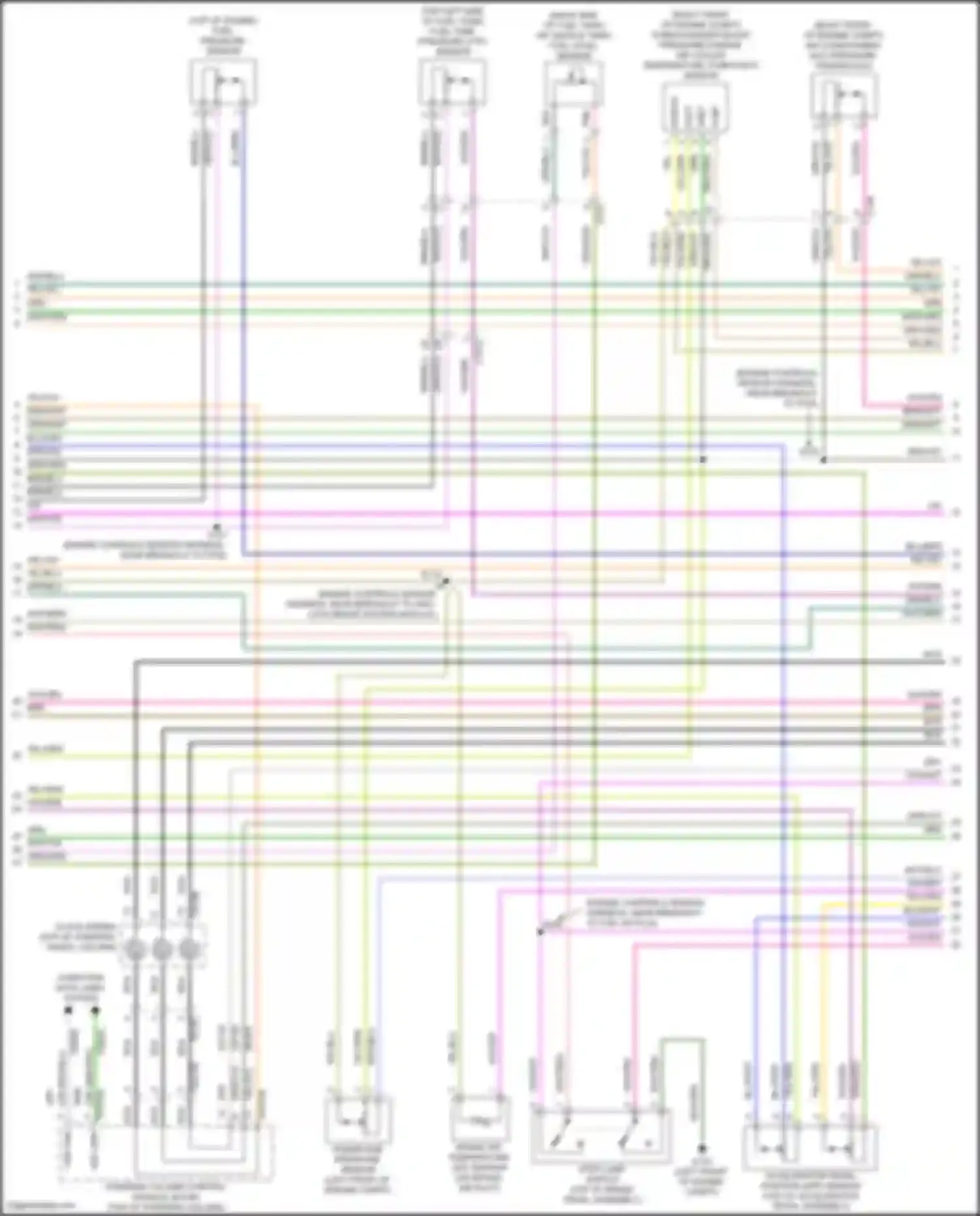 Mondeo Ford V (2014-2019): Wiring diagram engine performance 2.0l turbo (2 of 6)