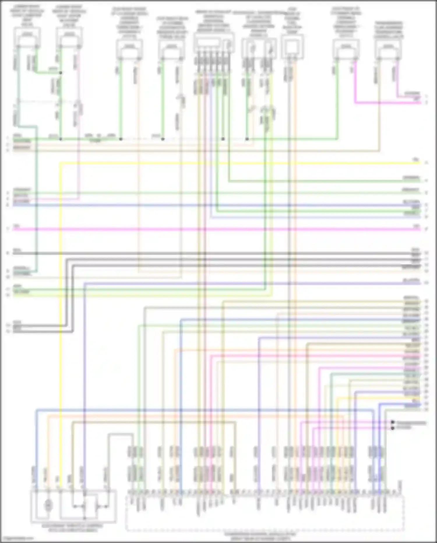 Mondeo Ford V (2014-2019): Wiring diagram engine performance 2.0l turbo (4 of 6)