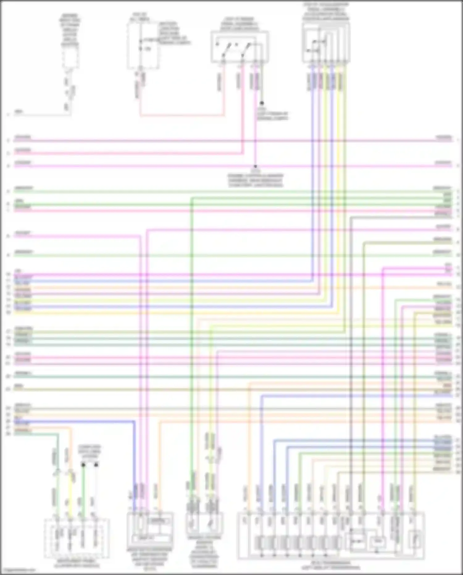 Mondeo Ford V (2014-2019): Wiring diagram engine performance 2.5l flex fuel (2 of 6)