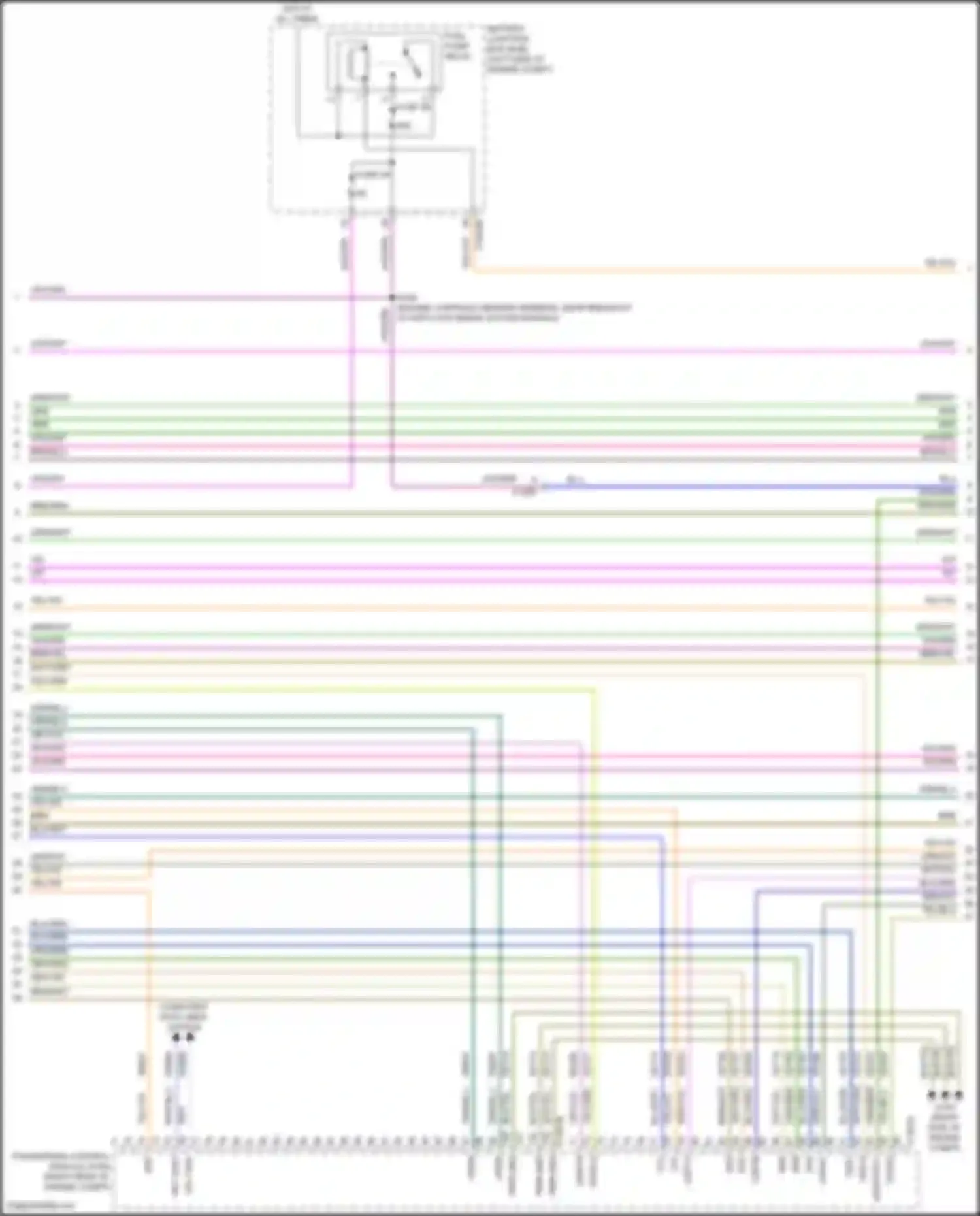 Mondeo Ford V (2014-2019): Wiring diagram engine performance 2.5l flex fuel (3 of 6)