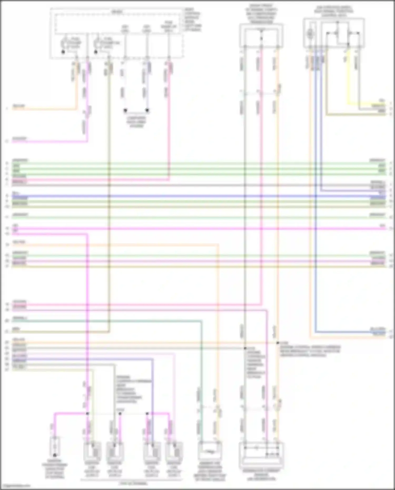 Mondeo Ford V (2014-2019): Wiring diagram engine performance 2.5l flex fuel (4 of 6)