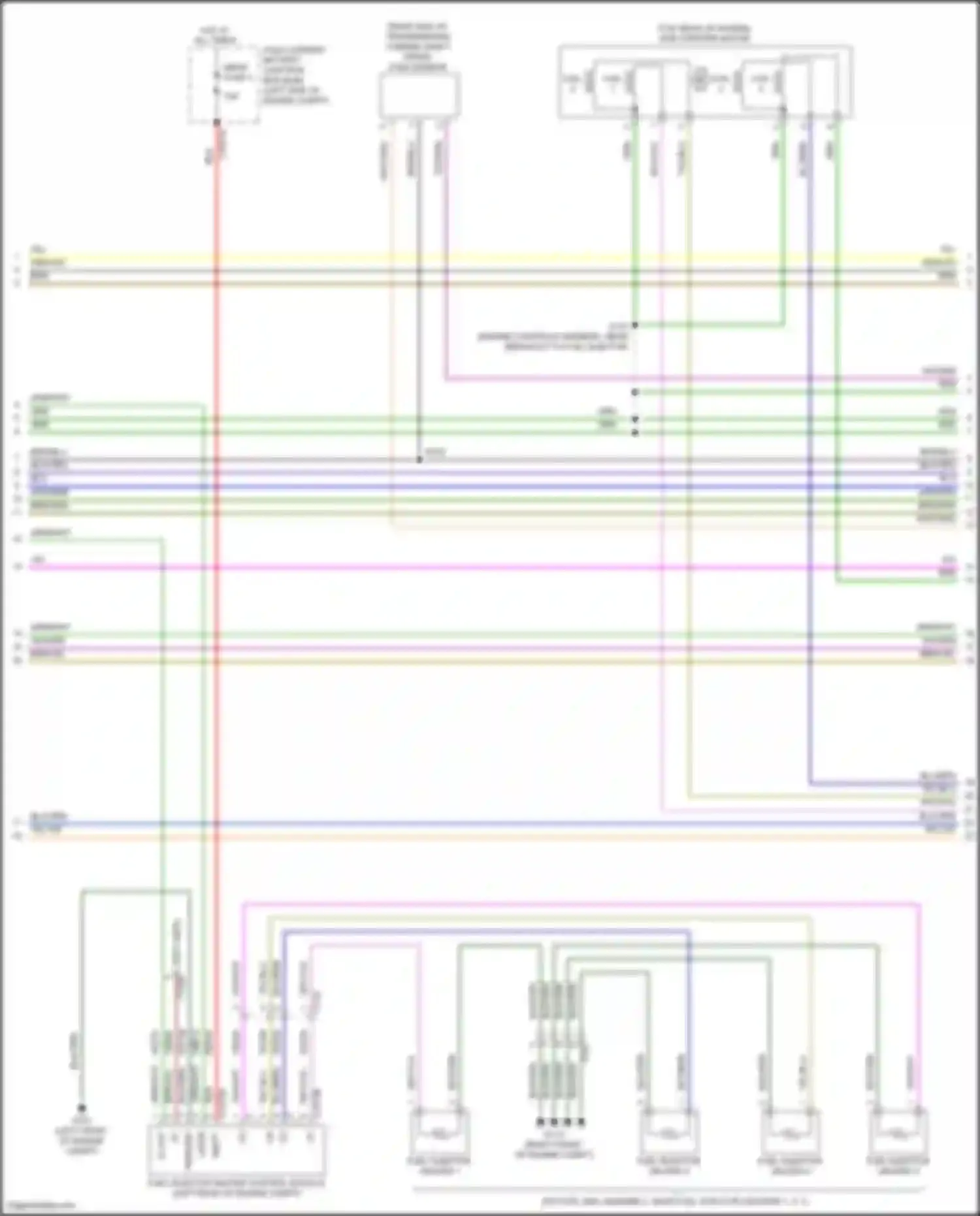 Mondeo Ford V (2014-2019): Wiring diagram engine performance 2.5l (5 of 6)