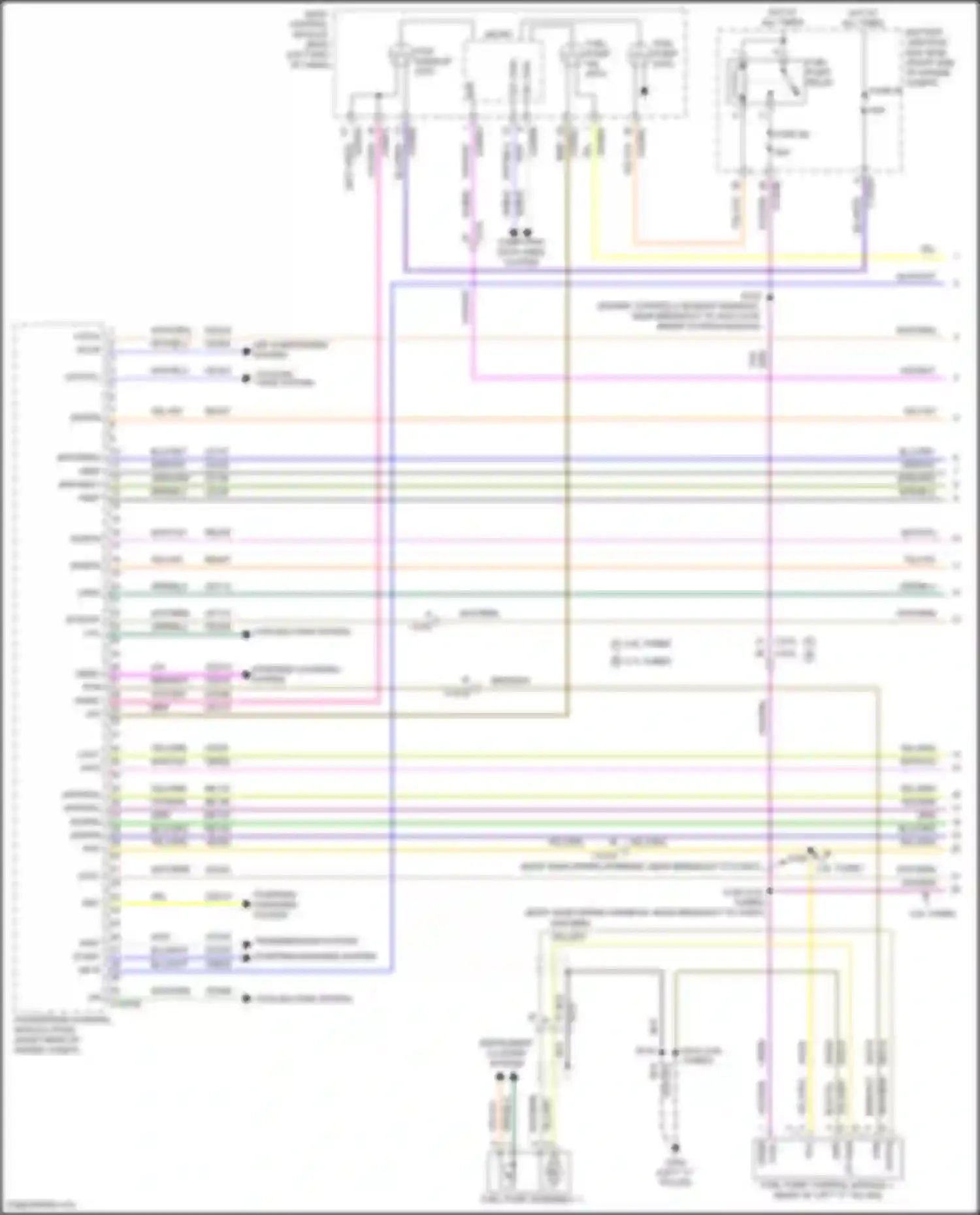 Mondeo Ford V (2014-2019): Wiring diagram engine performance 2.7l turbo (1 of 9)