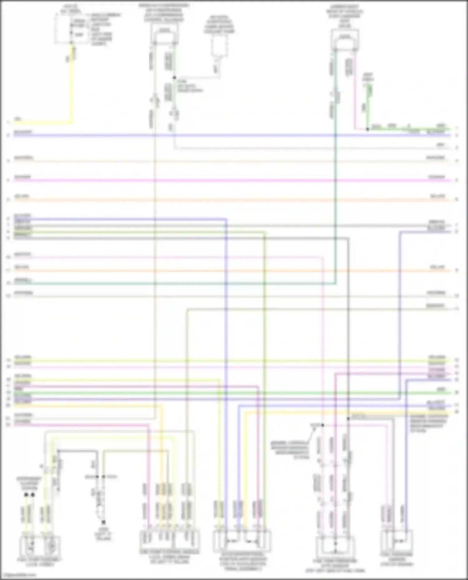 Mondeo Ford V (2014-2019): Wiring diagram engine performance 2.7l turbo (2 of 9)