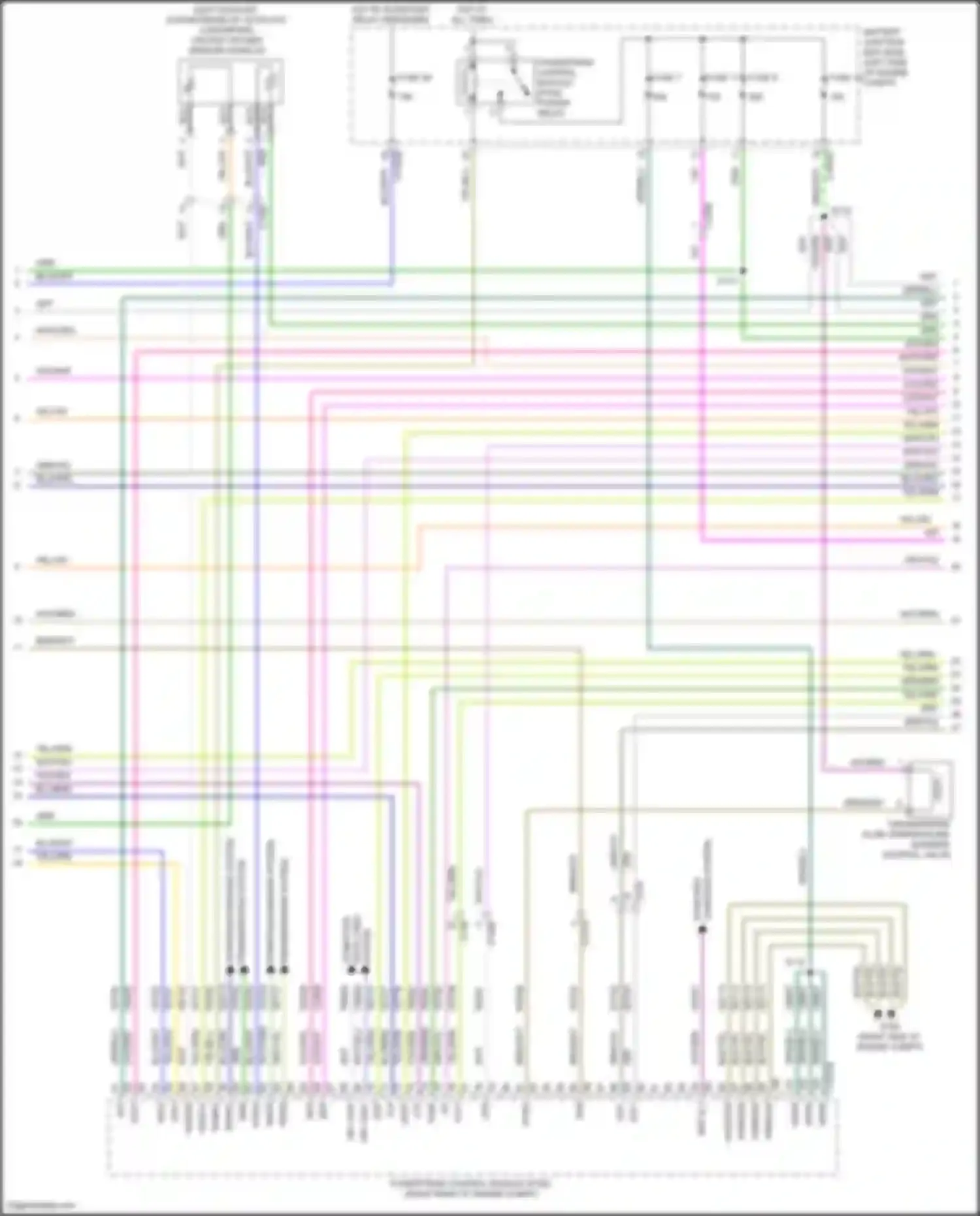 Mondeo Ford V (2014-2019): Wiring diagram engine performance 2.7l turbo (3 of 9)