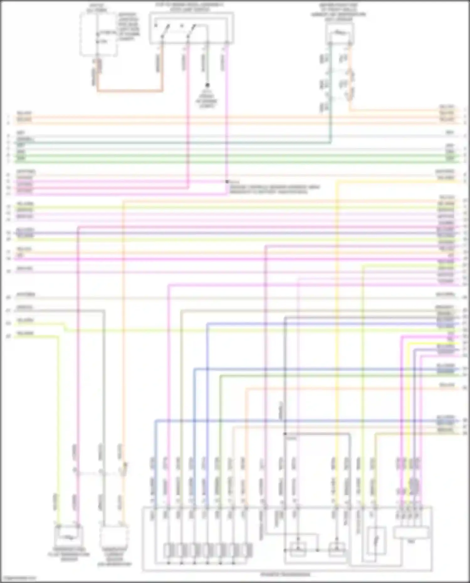 Mondeo Ford V (2014-2019): Wiring diagram engine performance 2.7l turbo (5 of 9)